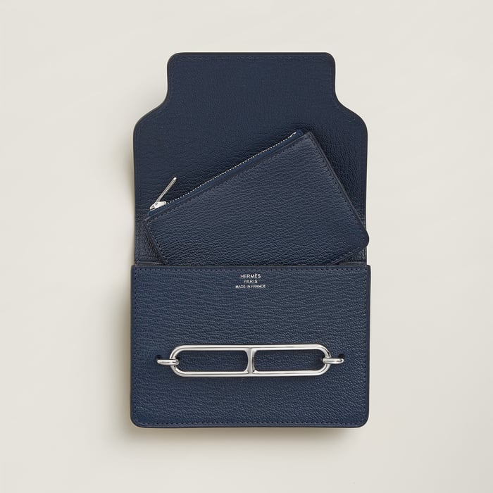 Navy Roulis Slim Wallet
