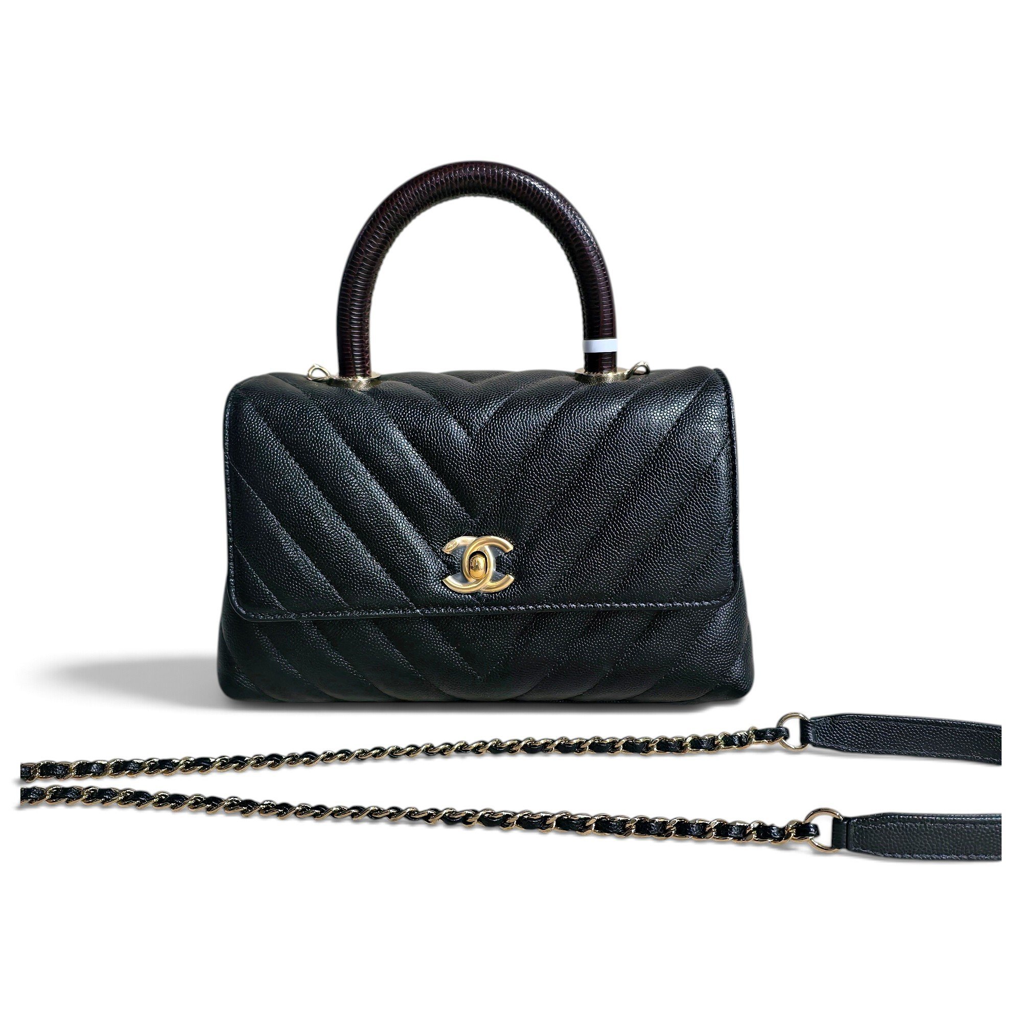 Coco Handle leather handbag