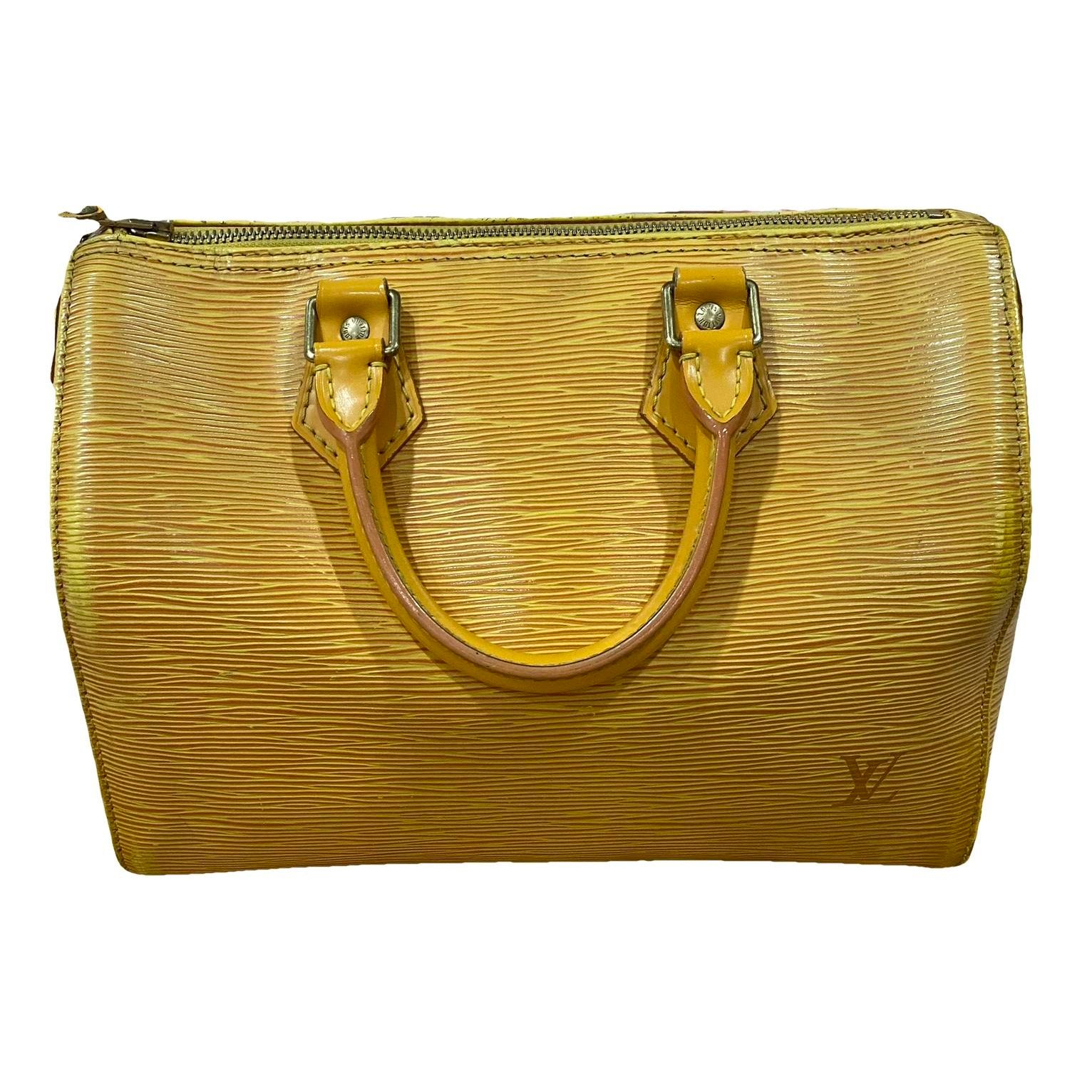 Speedy leather handbag