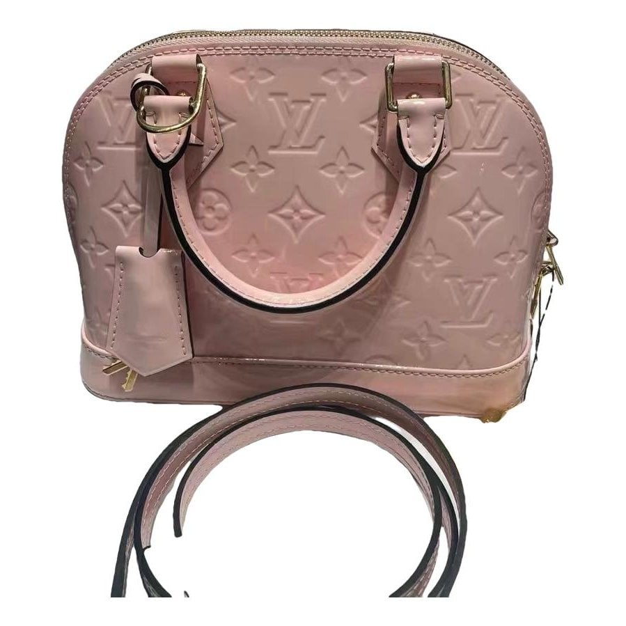 Alma BB patent leather handbag