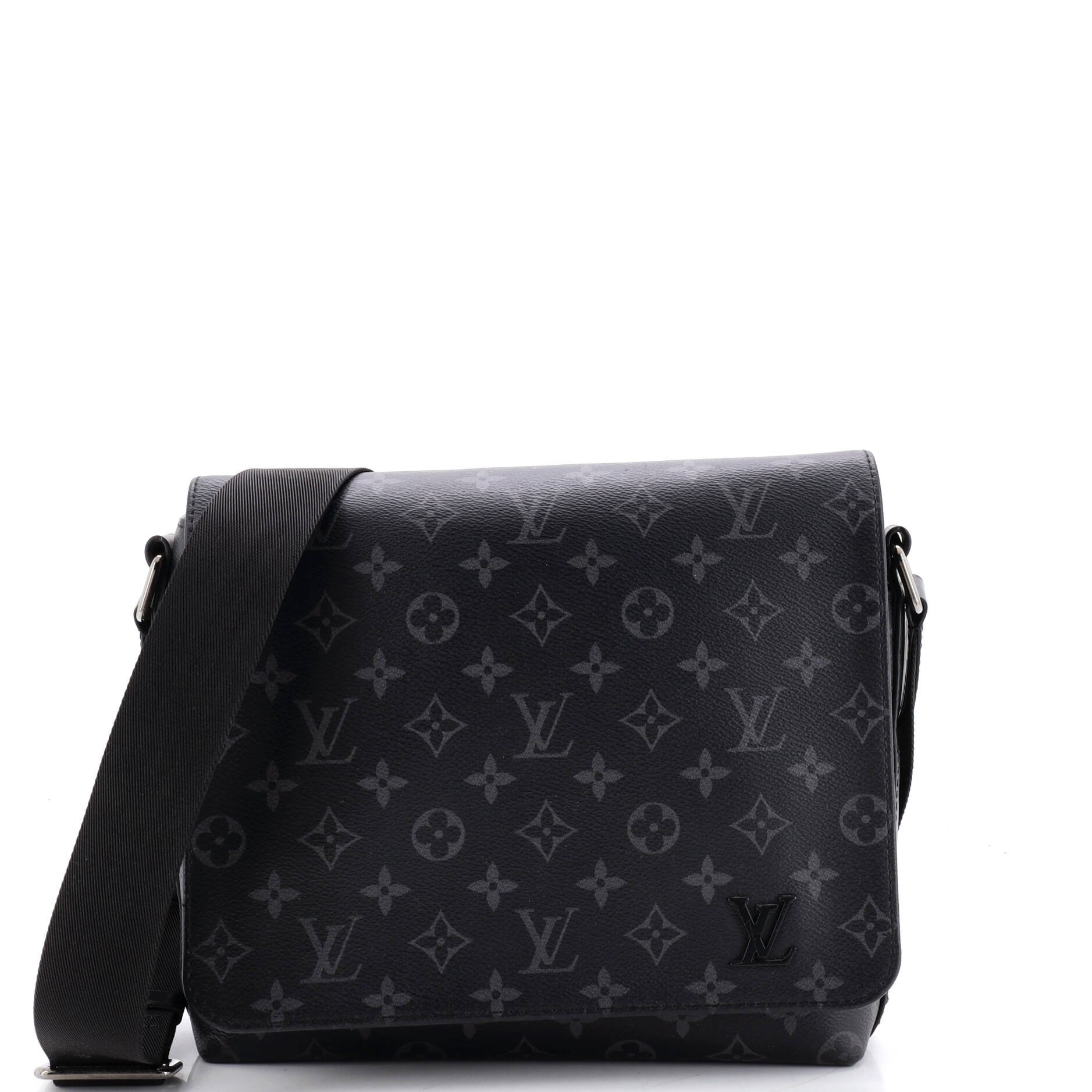 District Messenger Bag Monogram Eclipse Canvas PM
