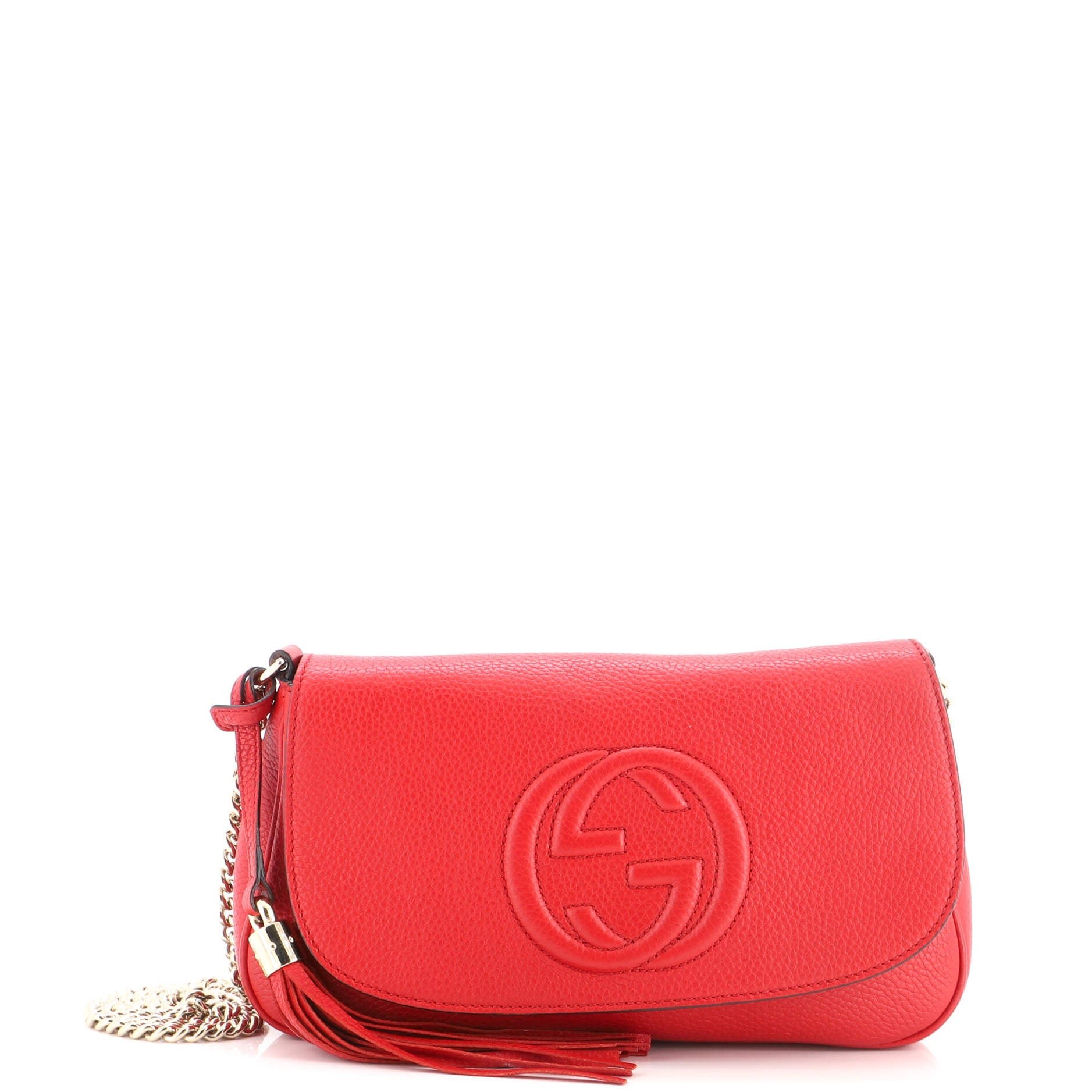 Soho Chain Crossbody Bag Leather Medium