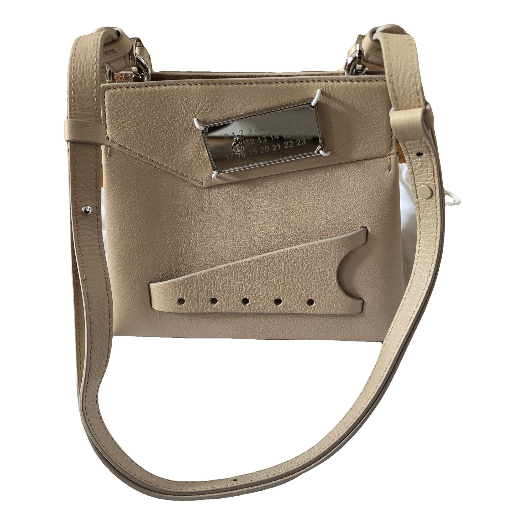 Snatched leather crossbody bag
