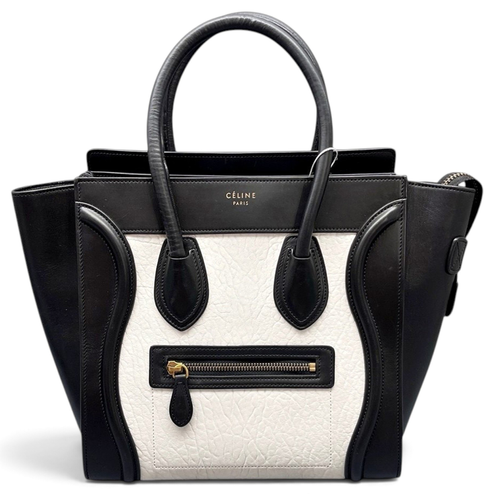 Luggage leather tote