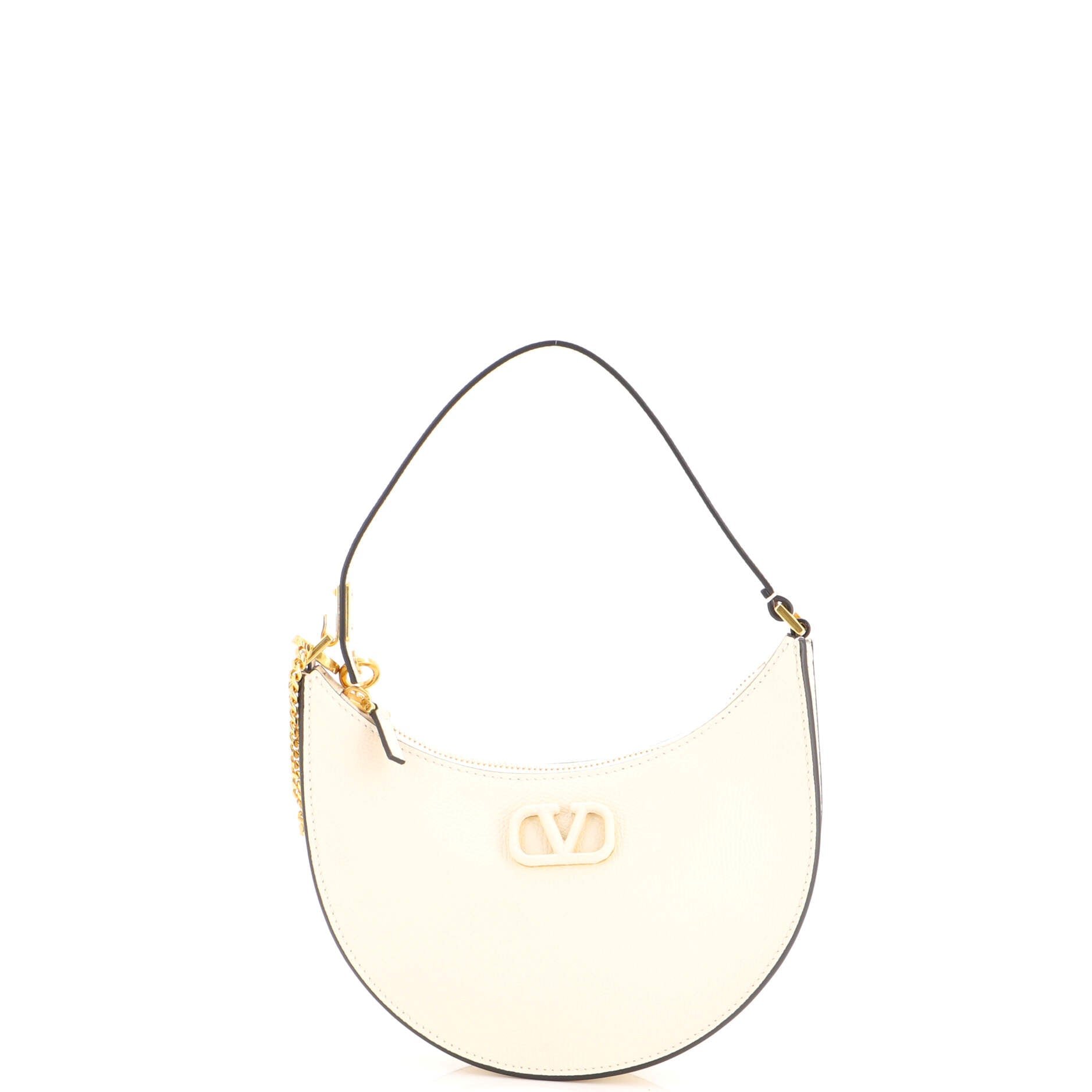 VLogo Hobo Leather Mini