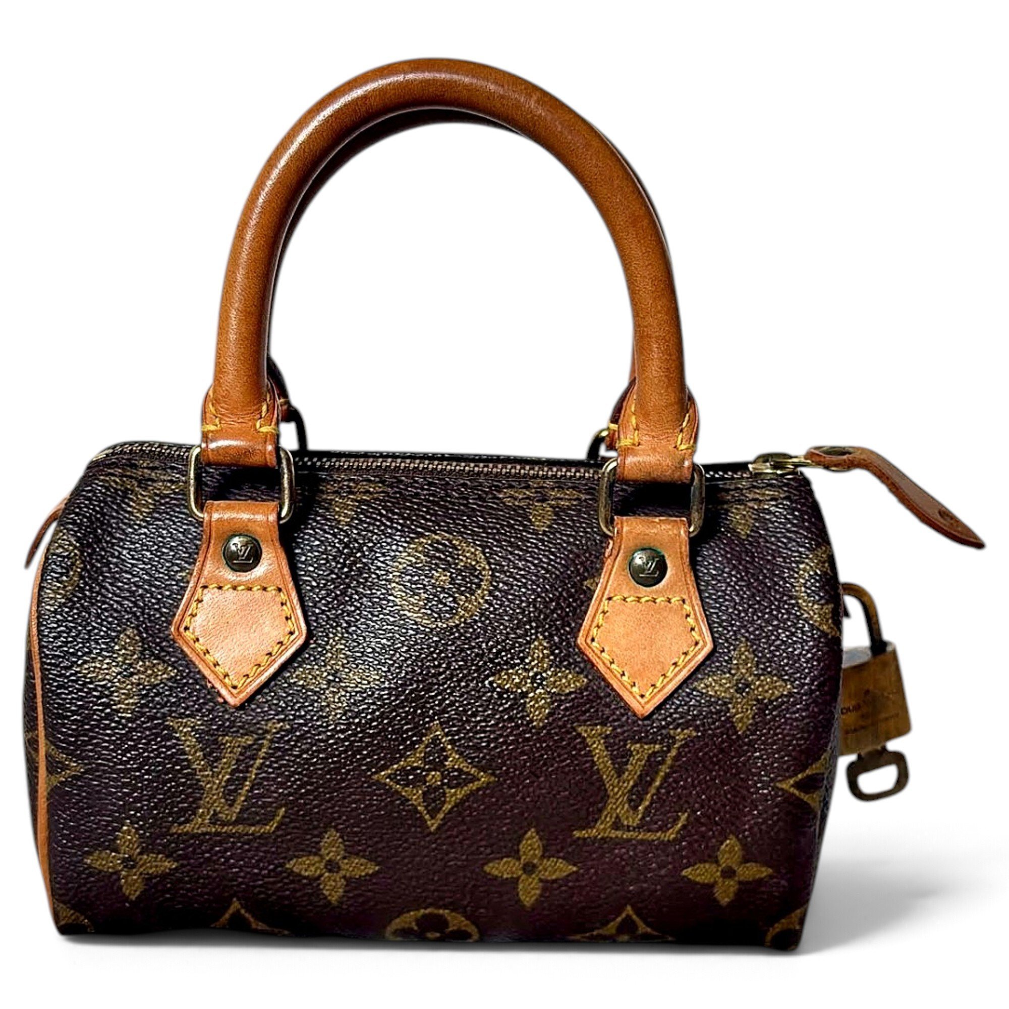 Nano Speedy / Mini HL leather handbag