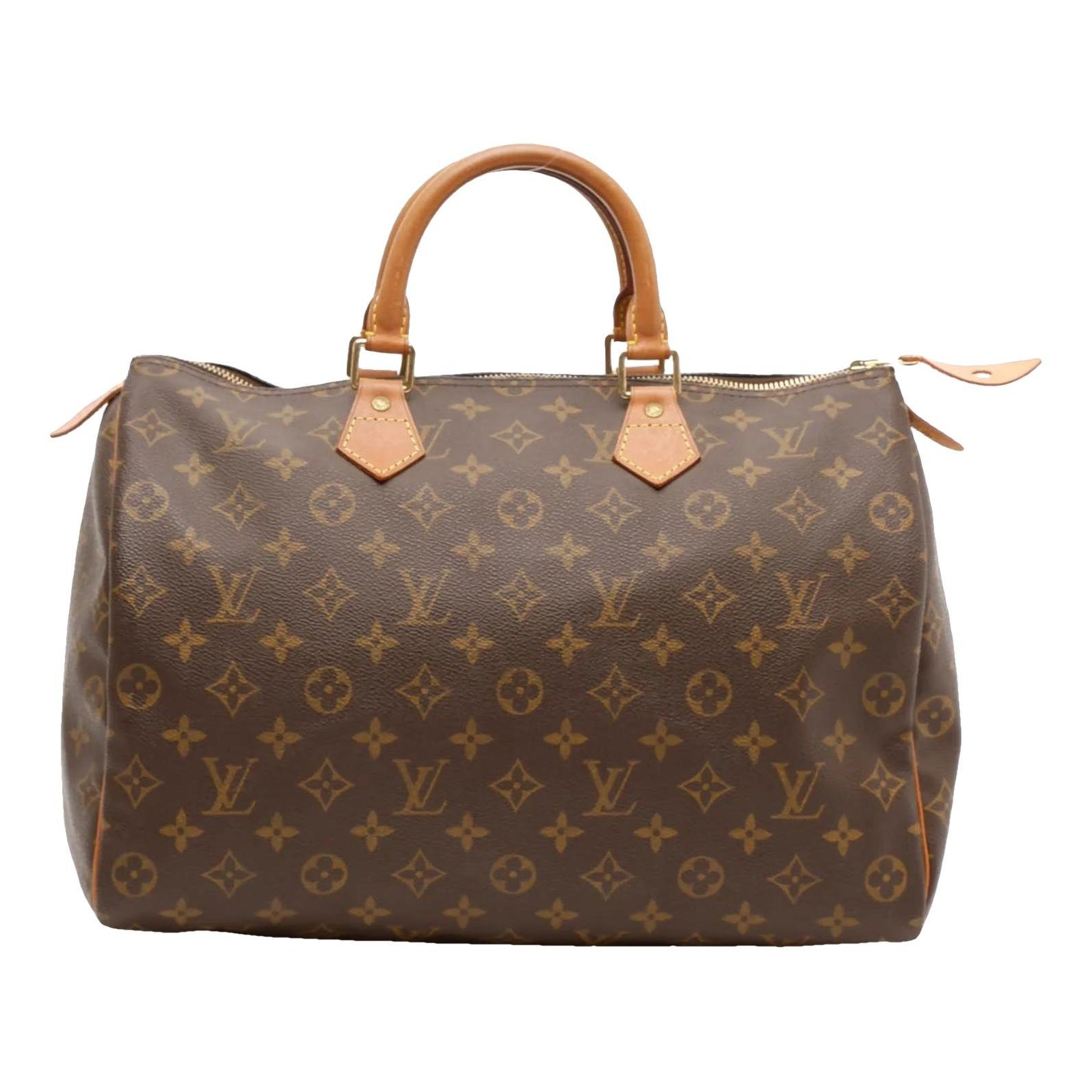 Speedy leather handbag