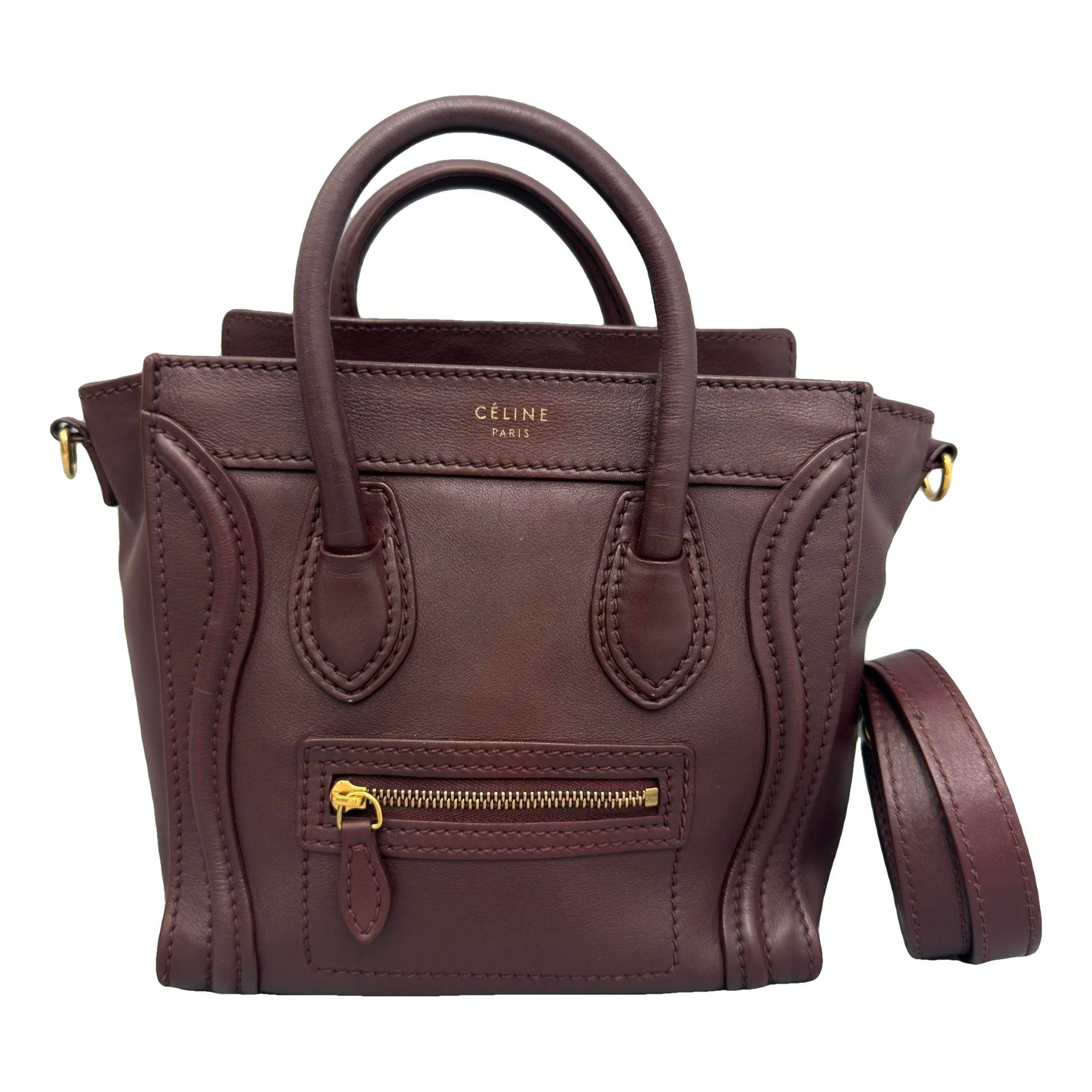 Nano Luggage leather handbag