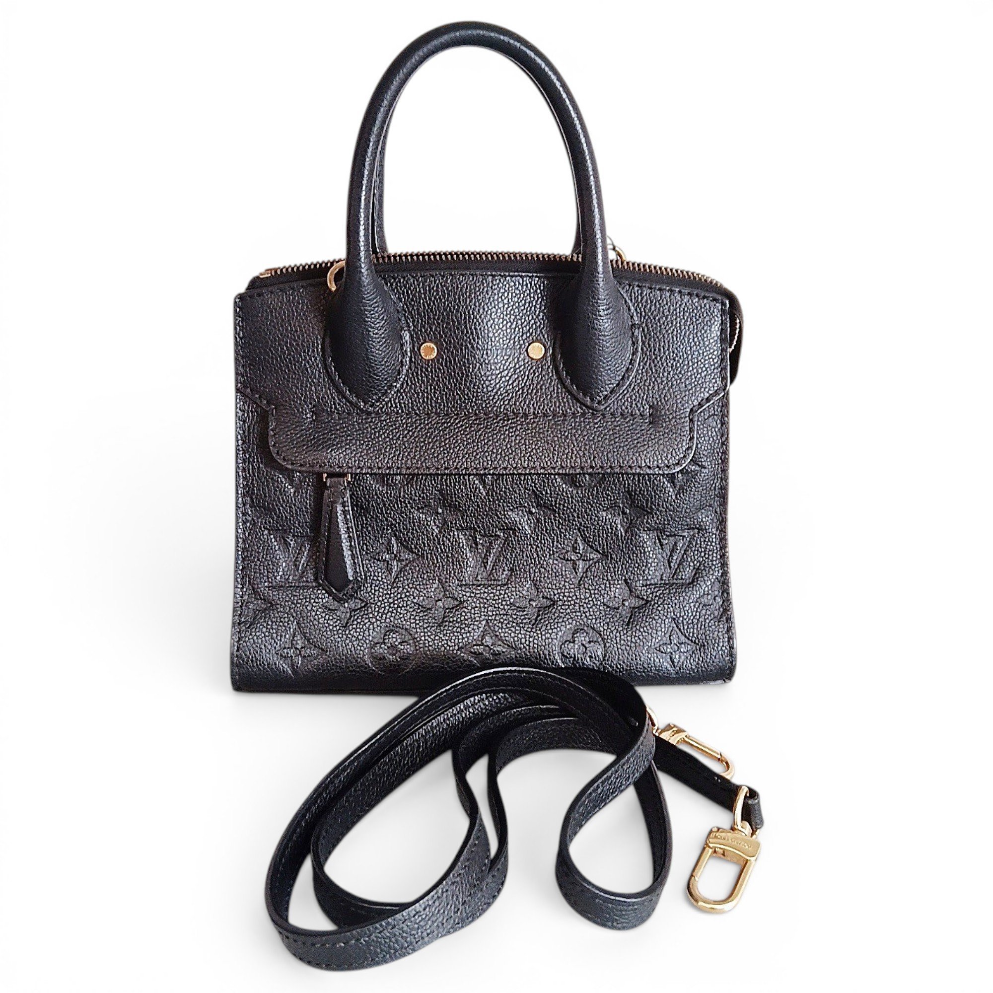 Leather handbag
