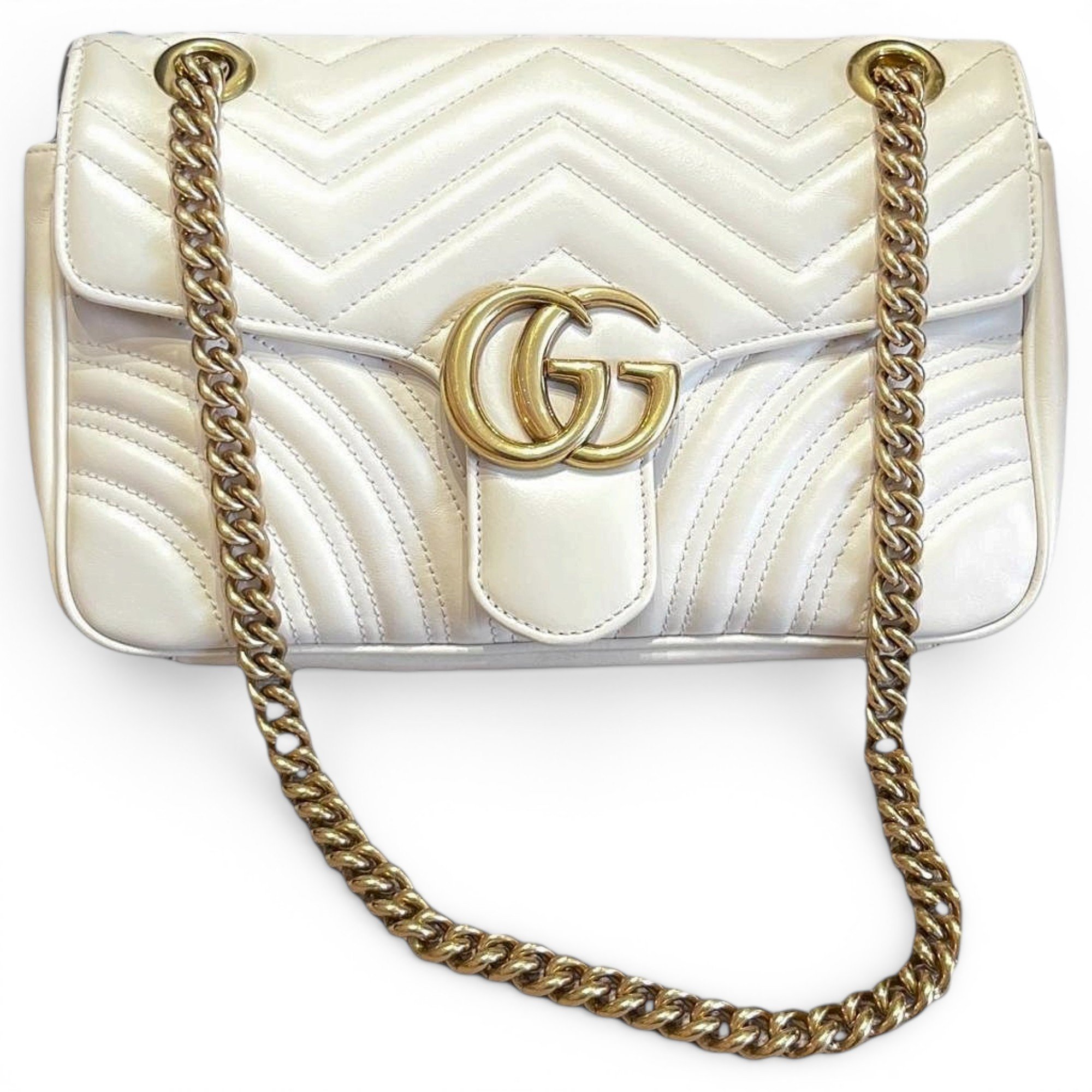GG Marmont Flap leather handbag