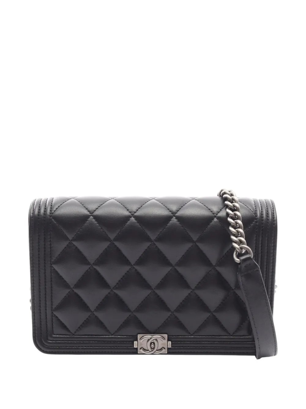 2021 Quilted Lambskin Boy Wallet On Chain shoulder bag