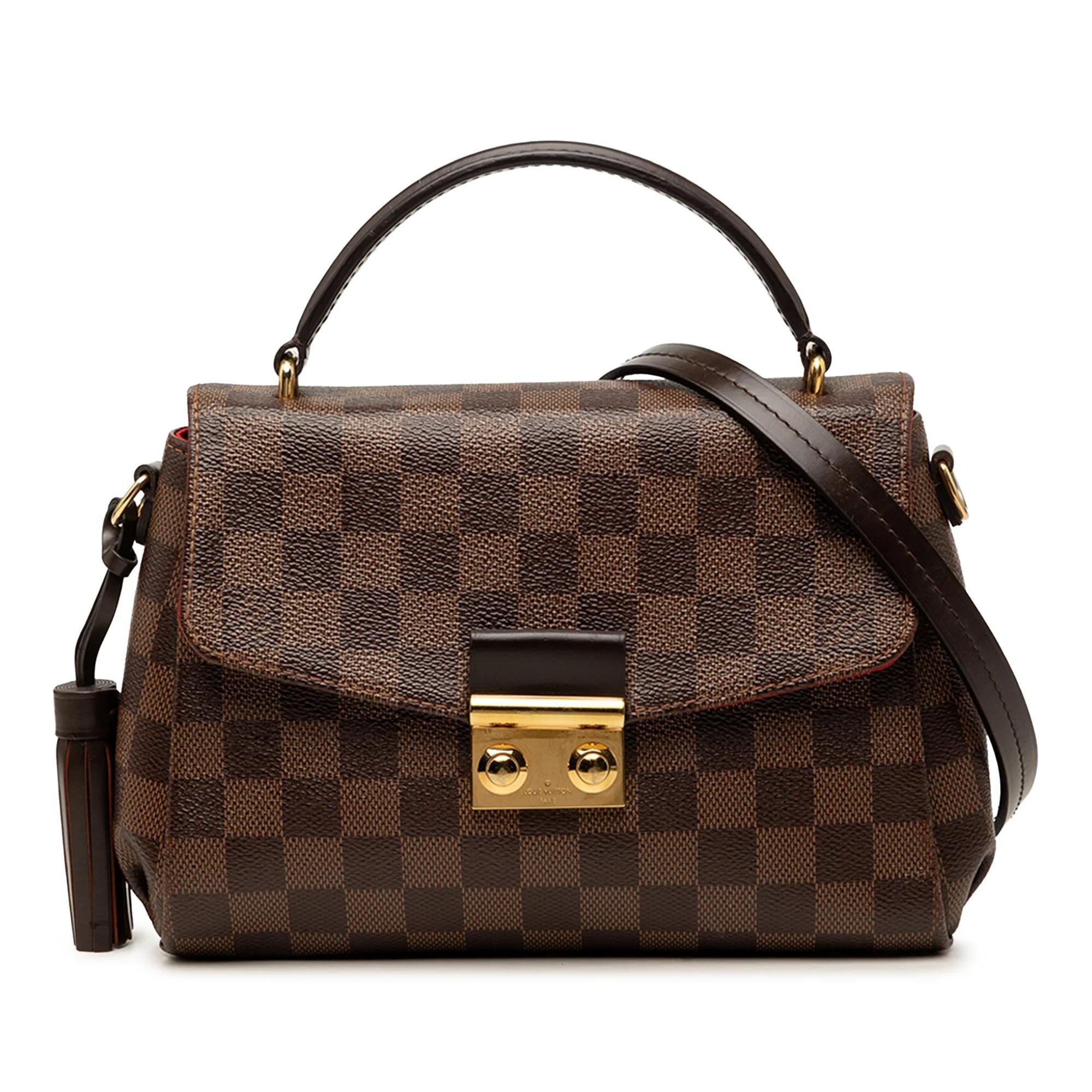 Croisette leather satchel