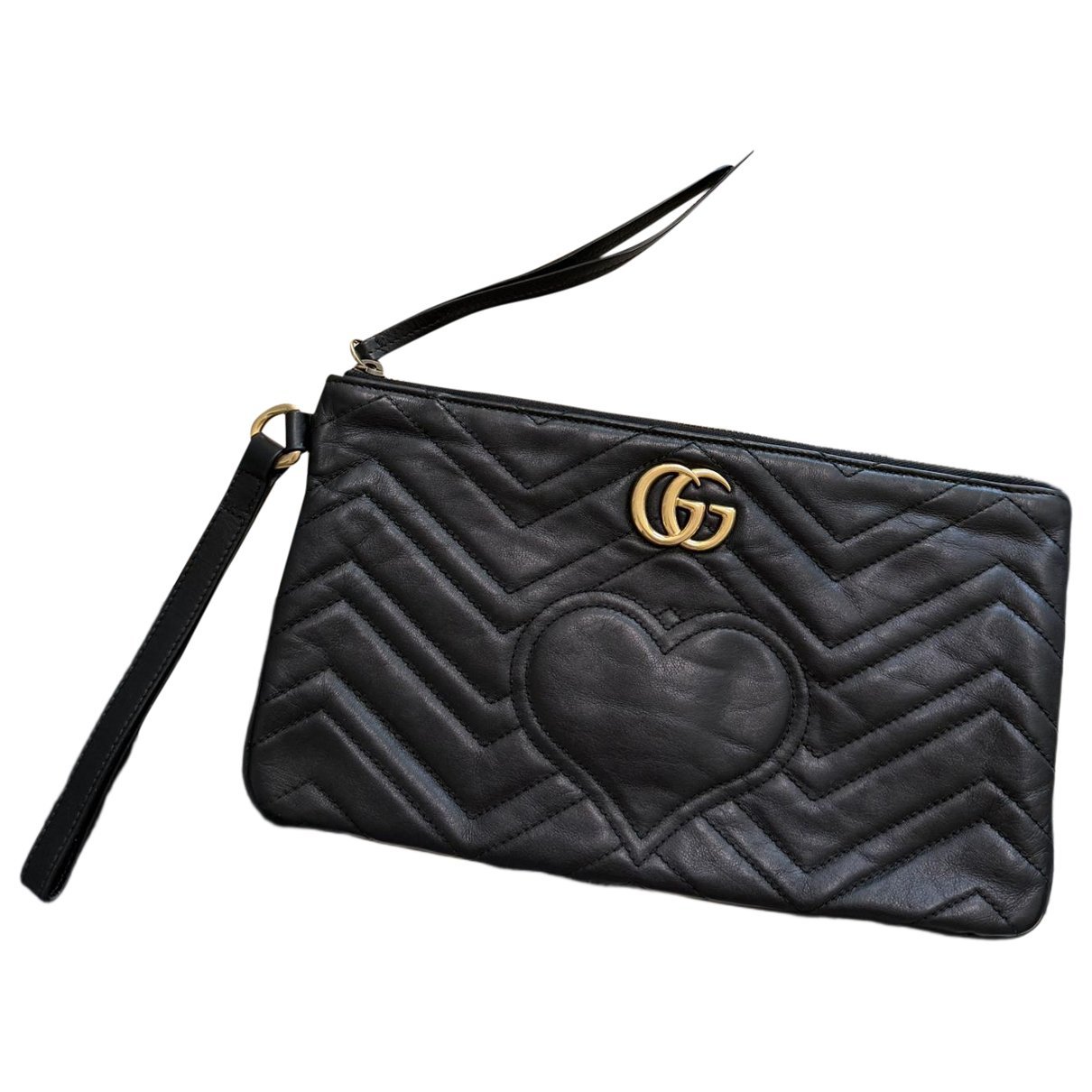 Marmont leather clutch bag