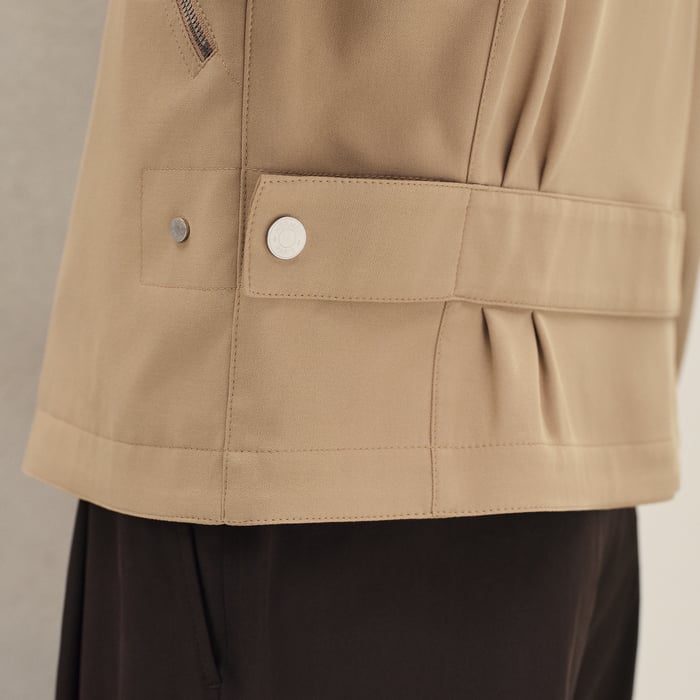 Kraft Zipped Straight Cut Jacket