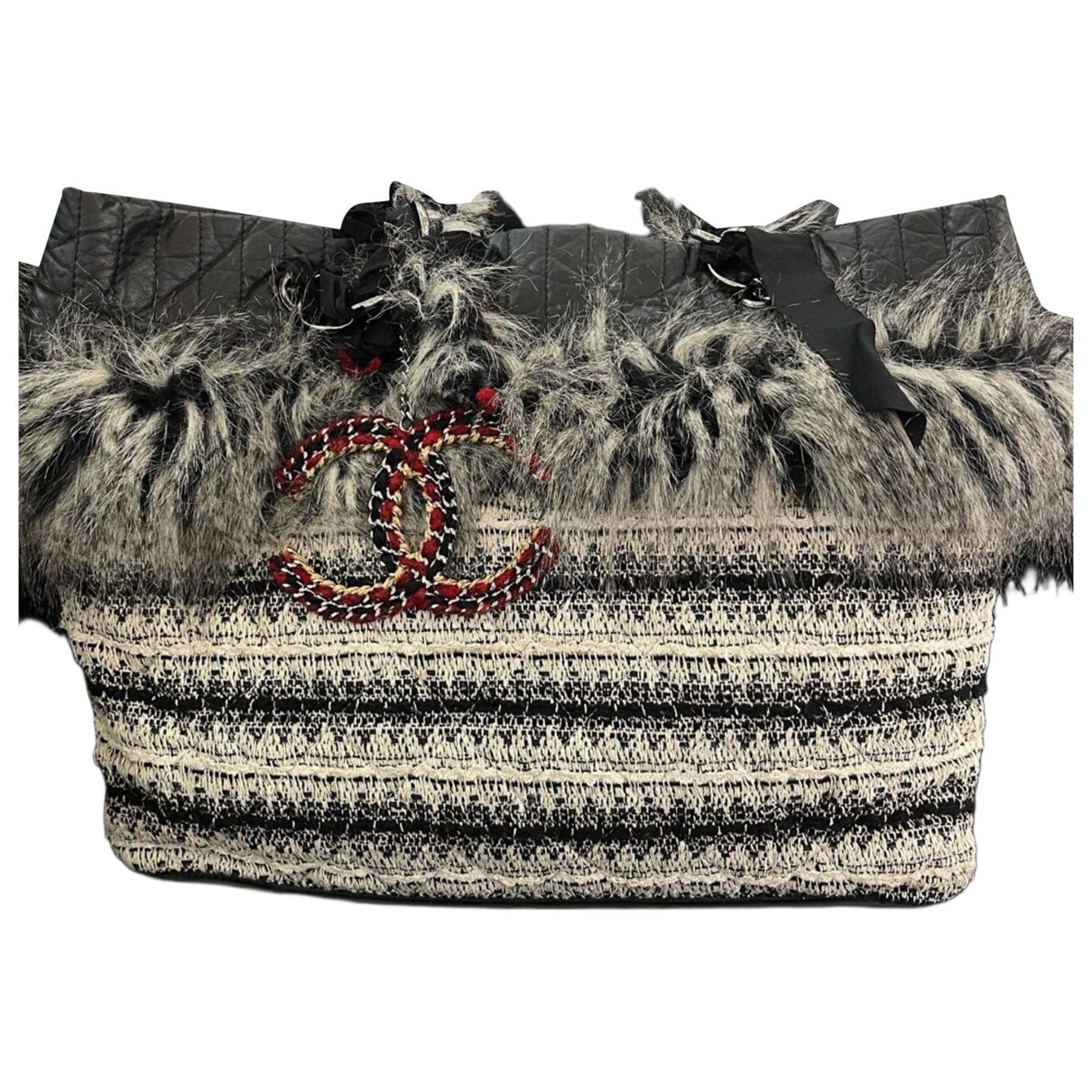 Petite Shopping Tote tweed tote