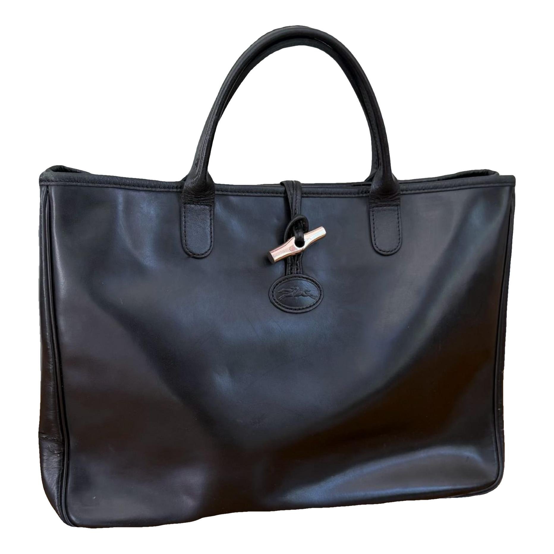 Roseau leather handbag