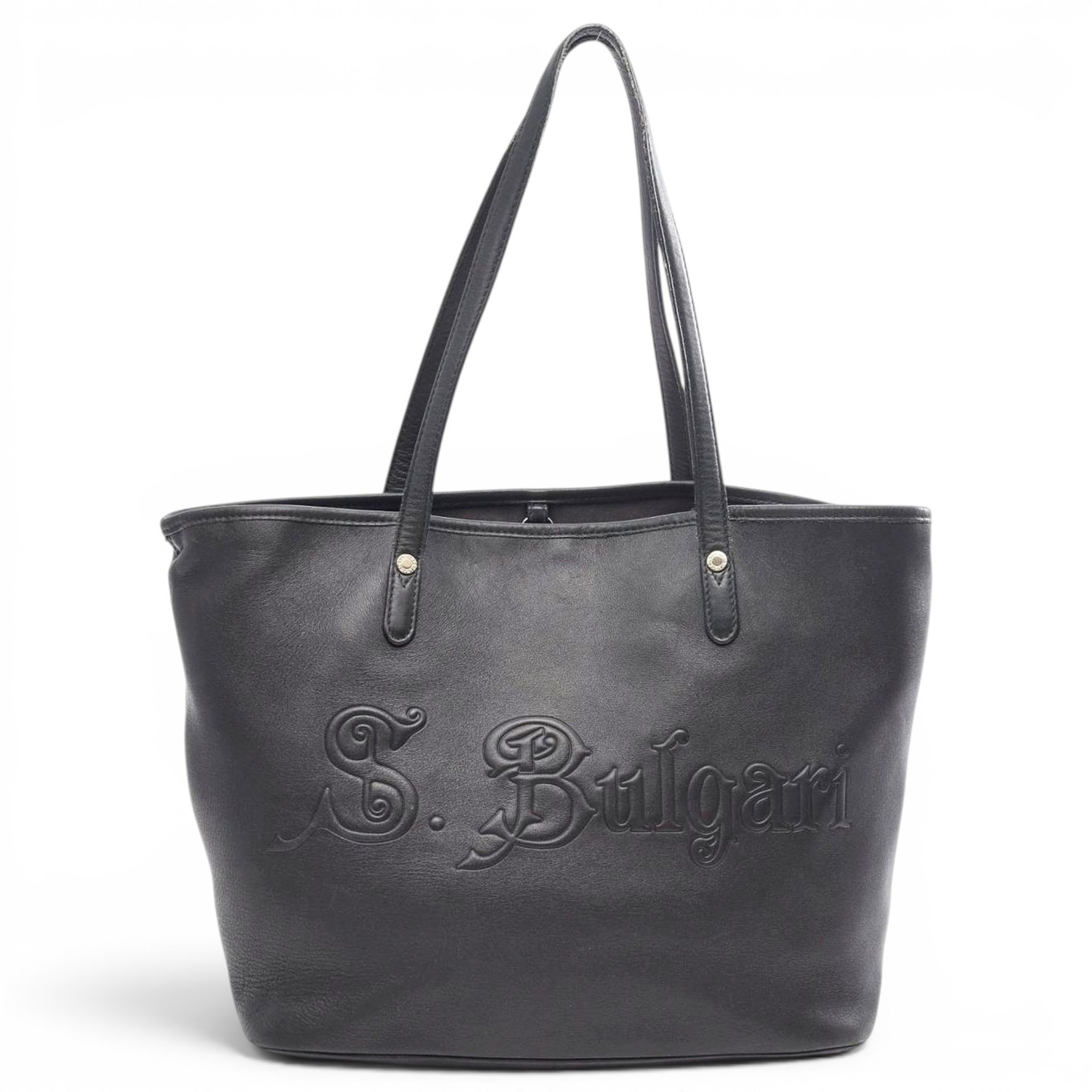 Leather tote
