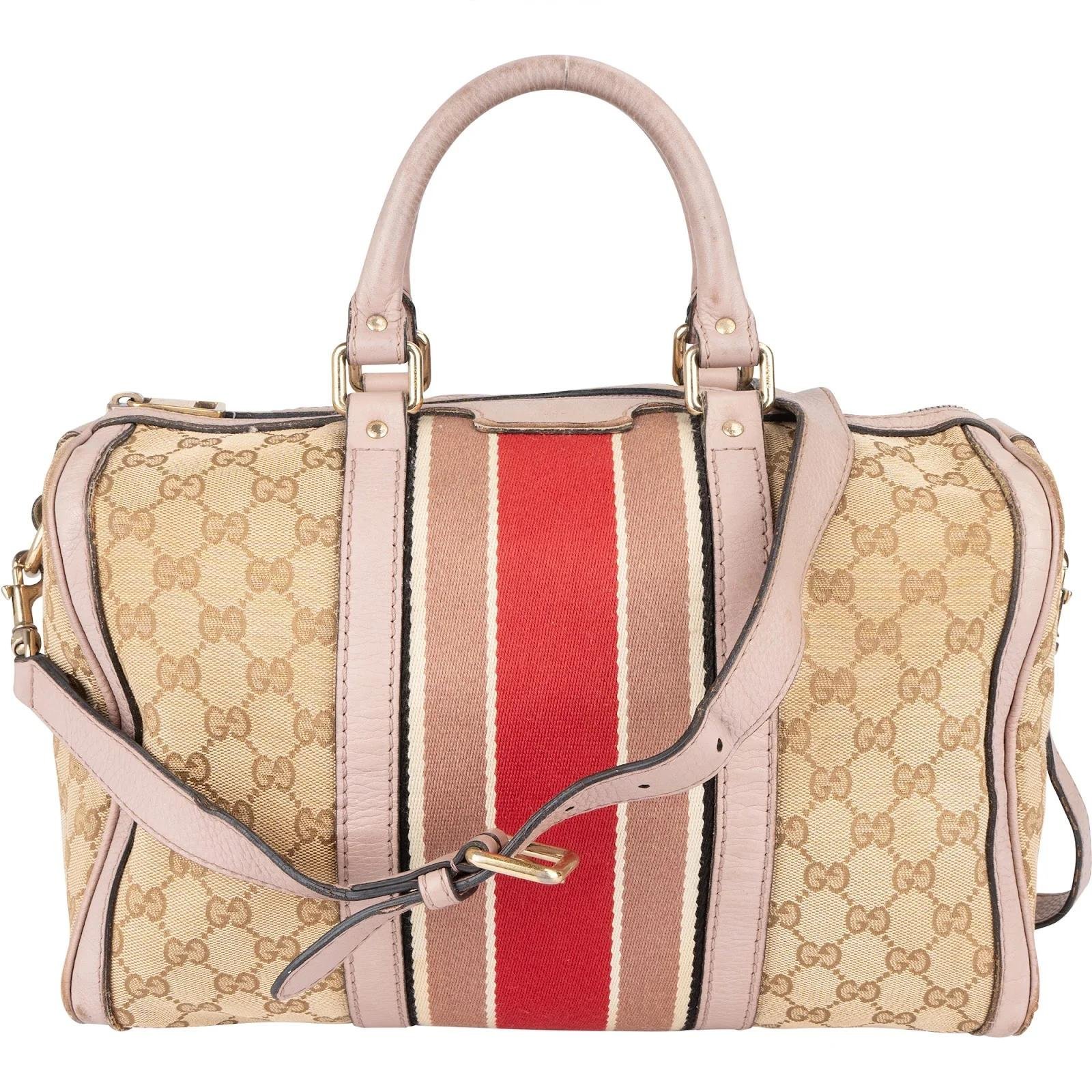Boston leather handbag