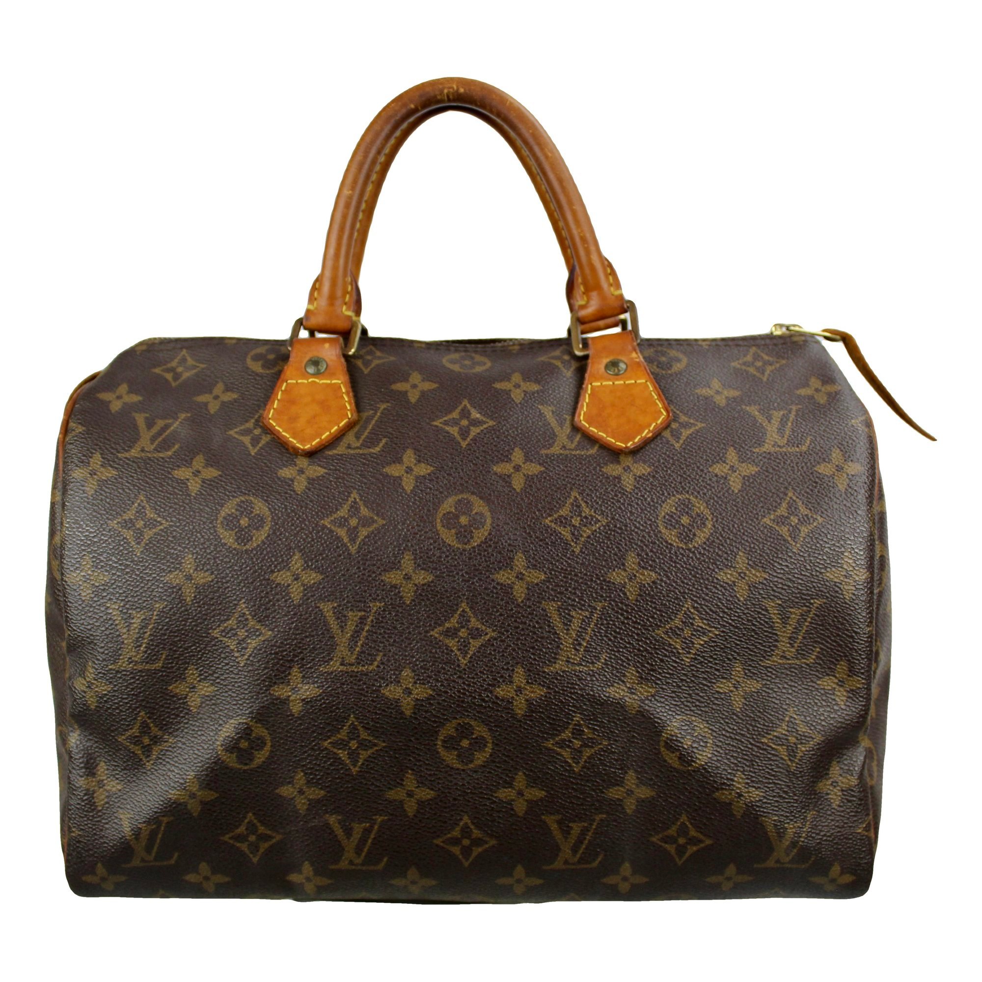 Speedy leather handbag