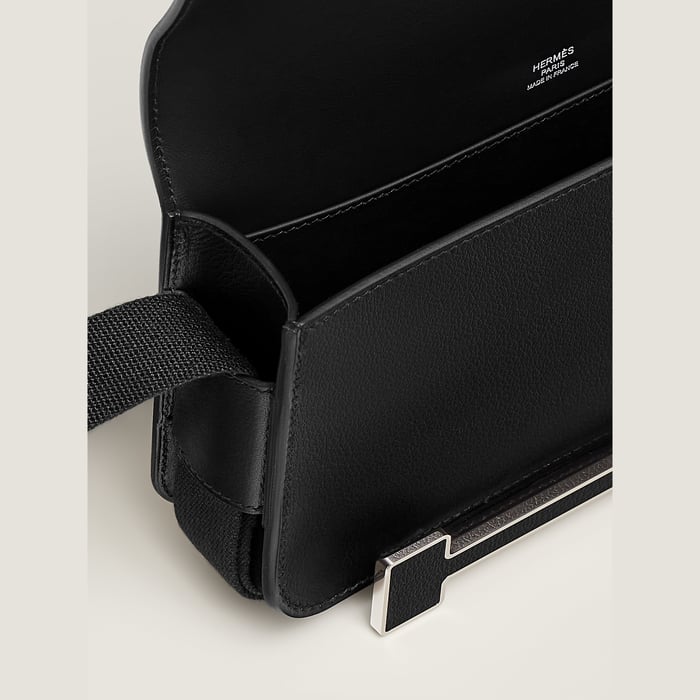 Noir Hermès Geta 슬림 백