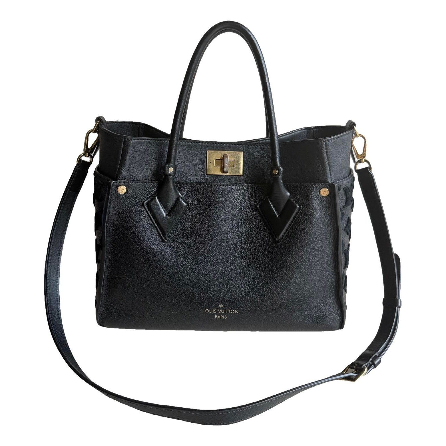 On My Side leather handbag