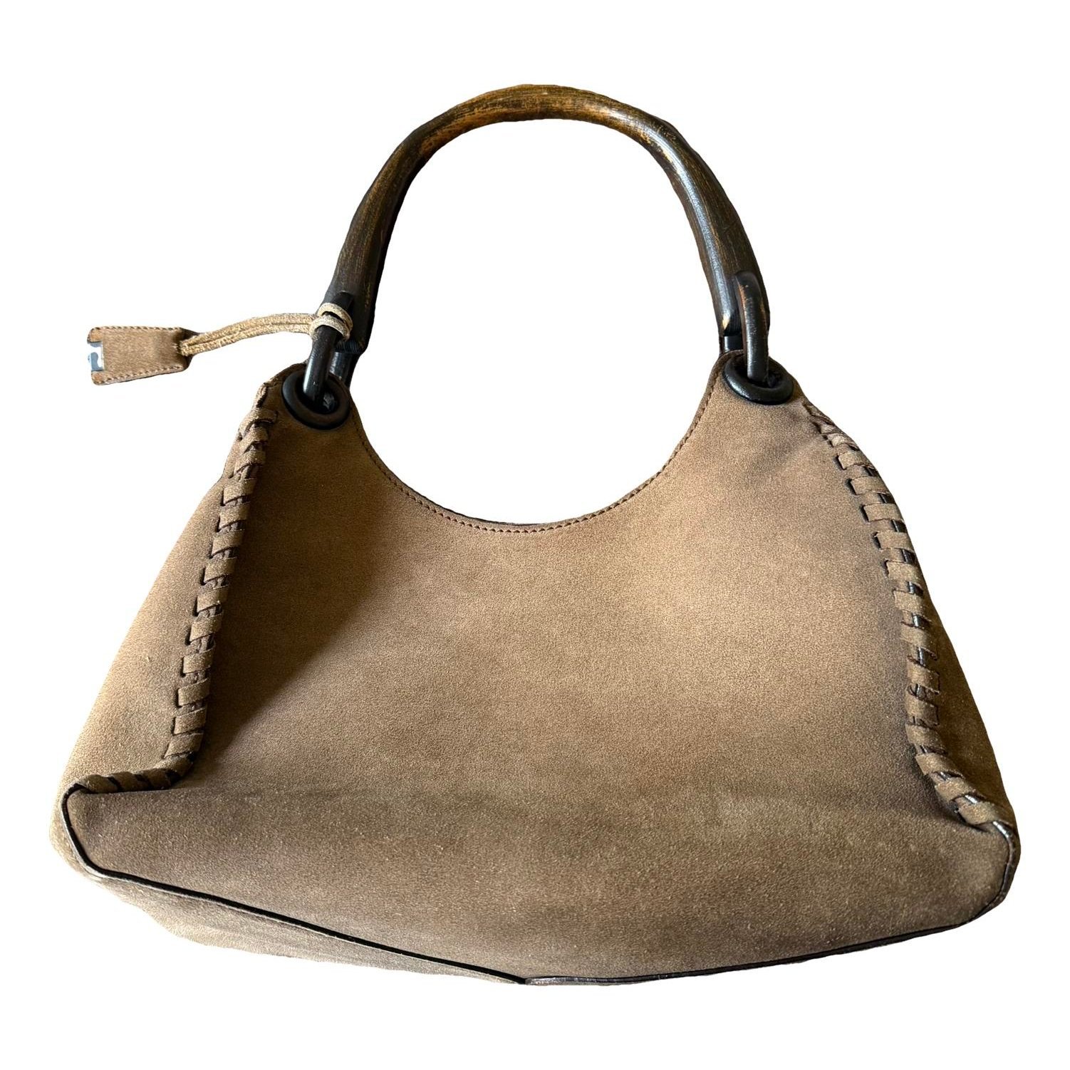 Vintage Bamboo Hobo leather handbag