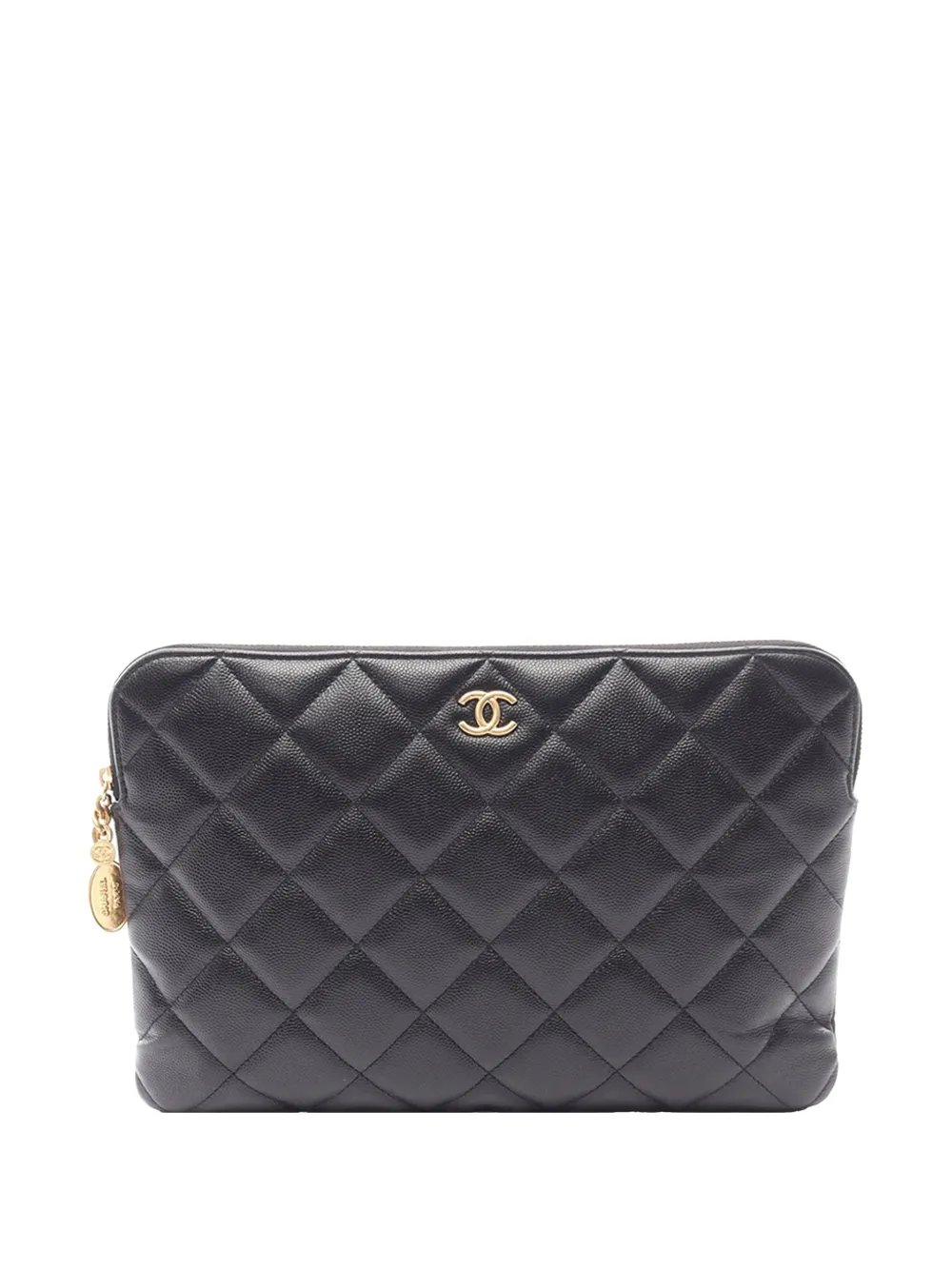 2021-2026 CC Quilted Caviar business bag