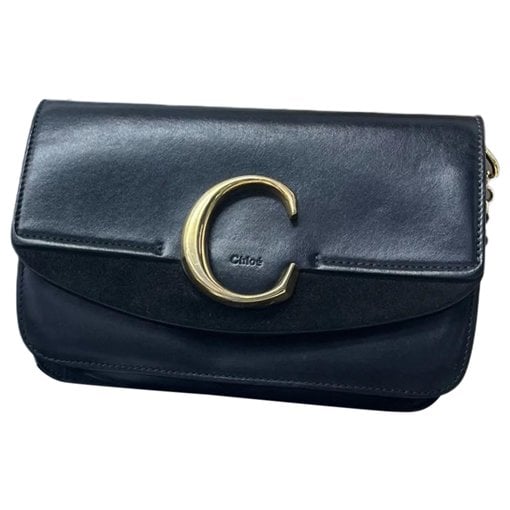 C leather handbag