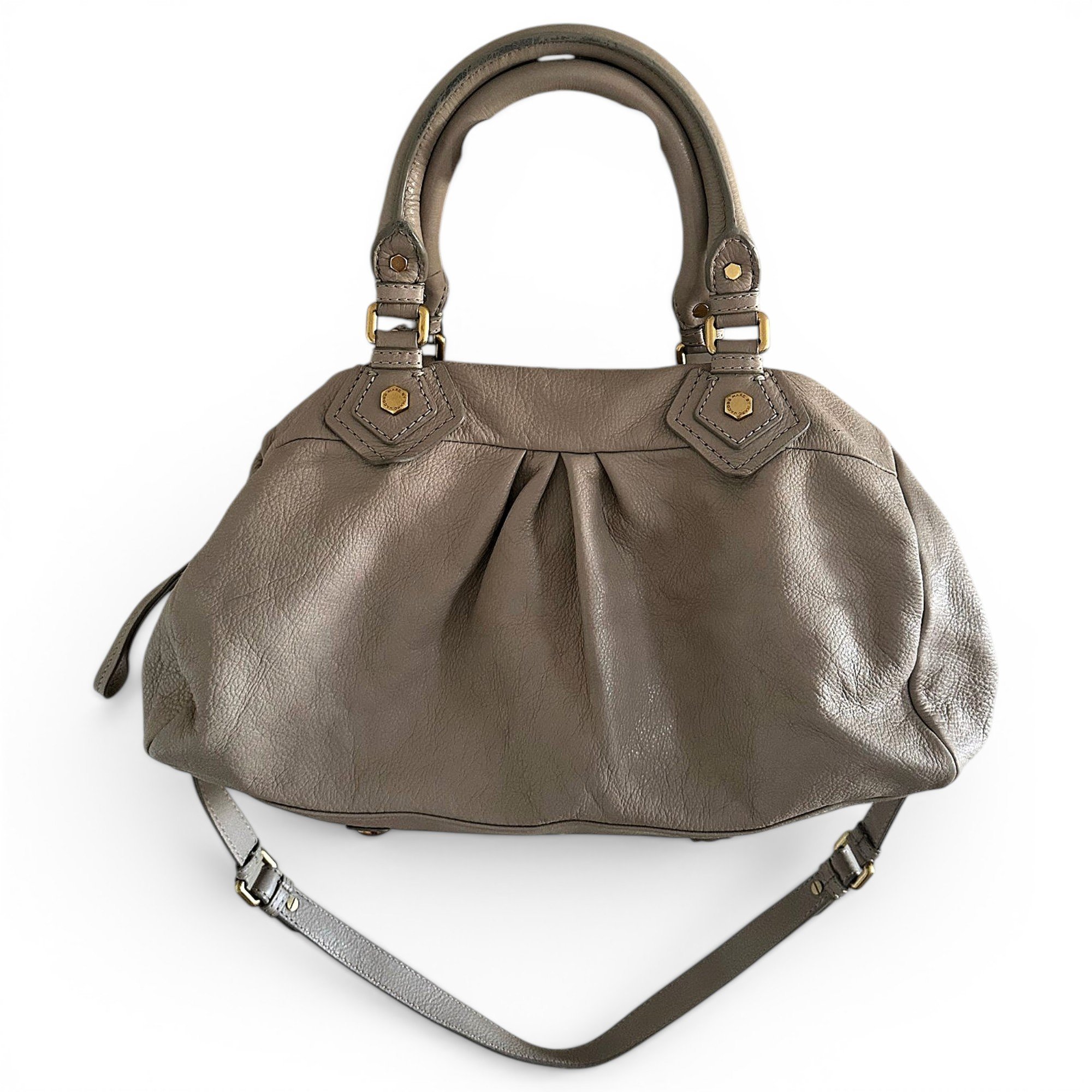 Leather handbag