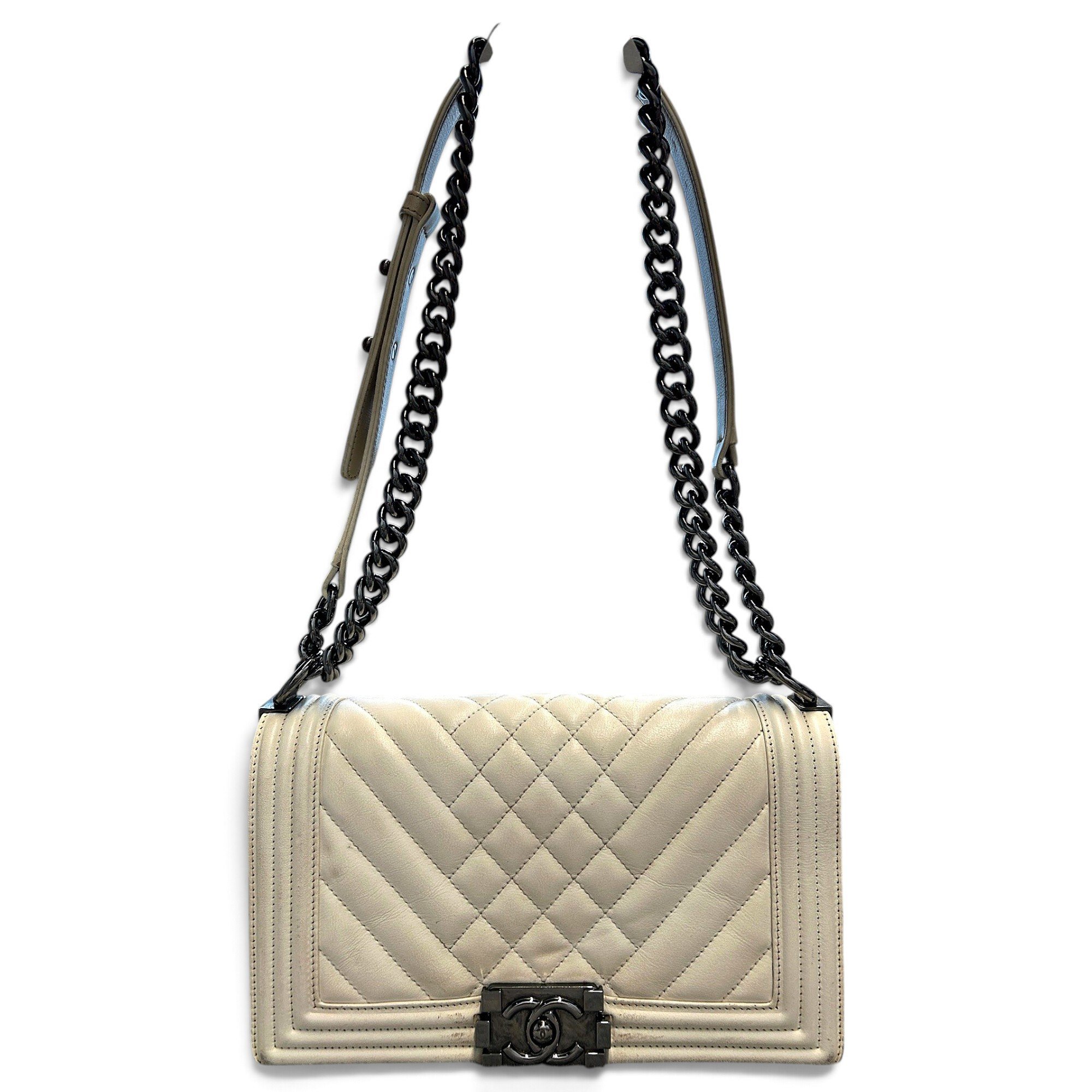 Boy leather crossbody bag