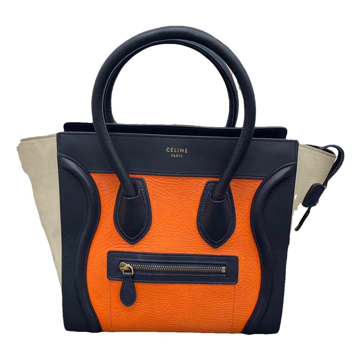 Luggage leather handbag