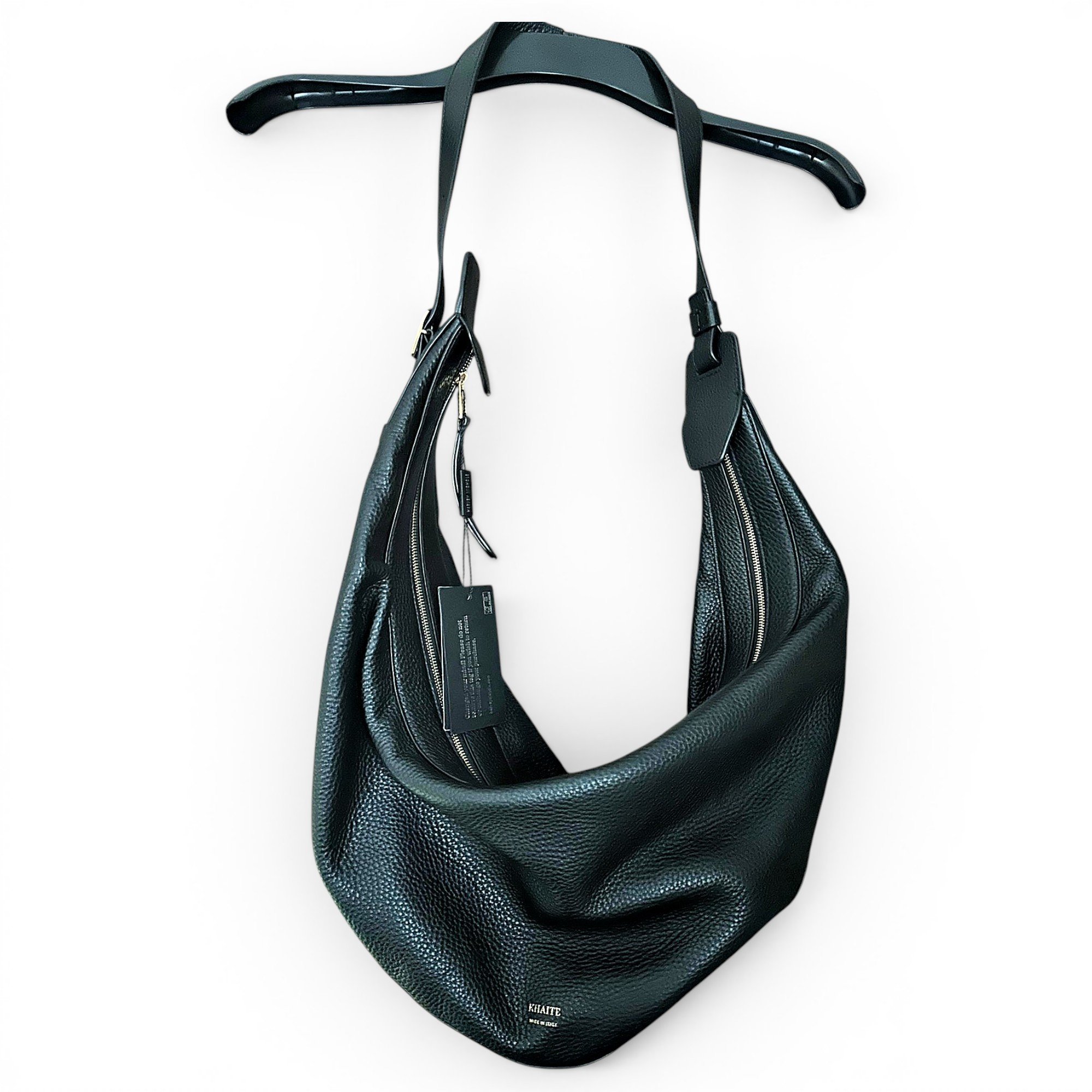 Khaite Auguste leather crossbody bag