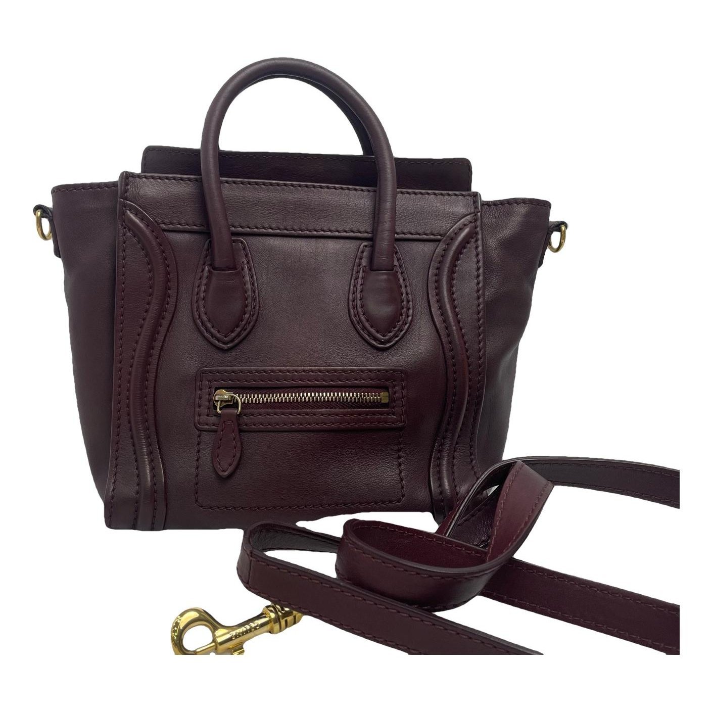 Luggage leather handbag