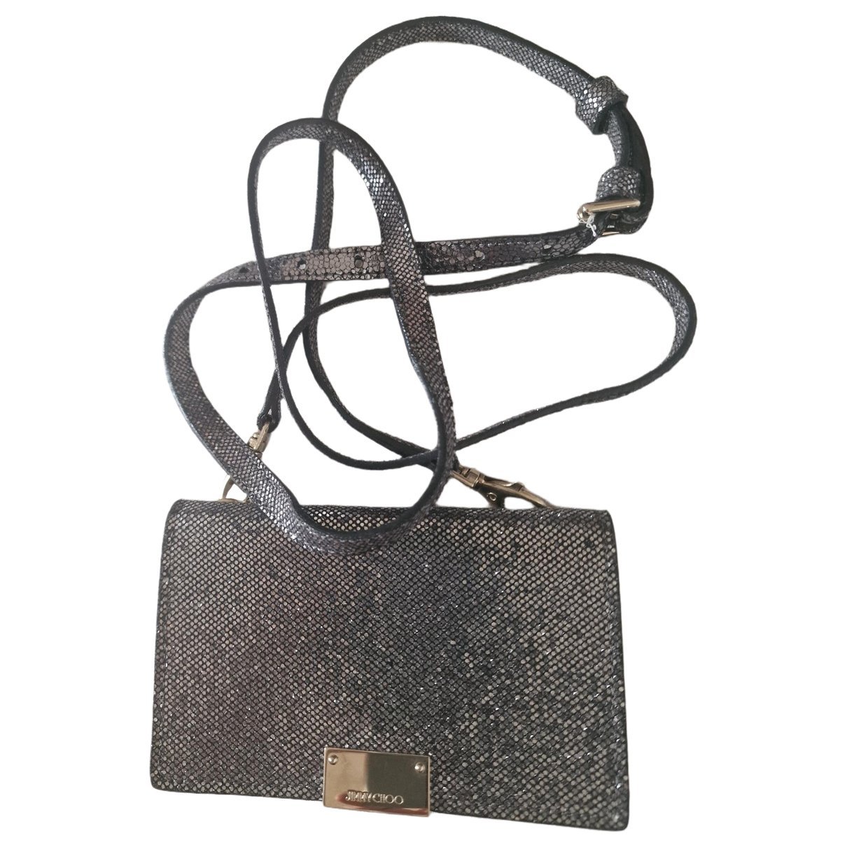 Glitter clutch bag