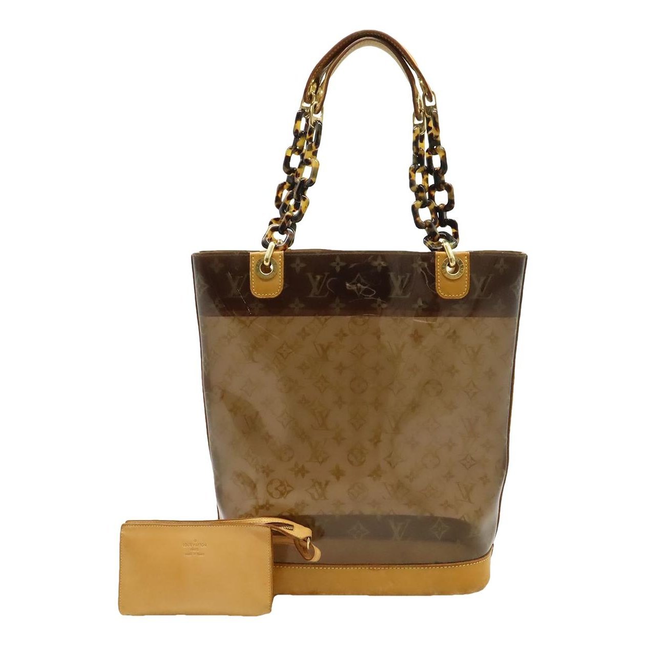 Chain It leather tote