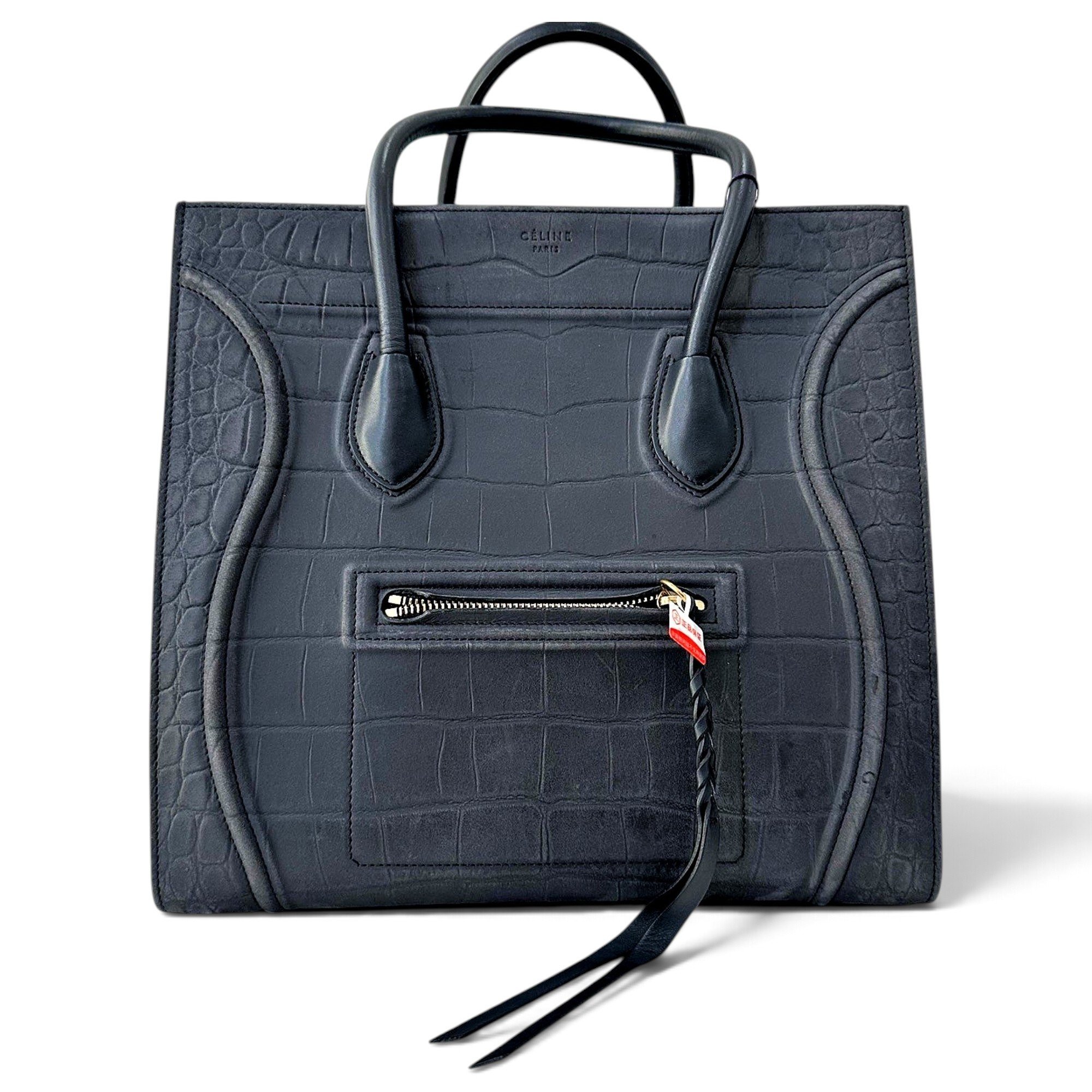 Celine Luggage Phantom leather handbag