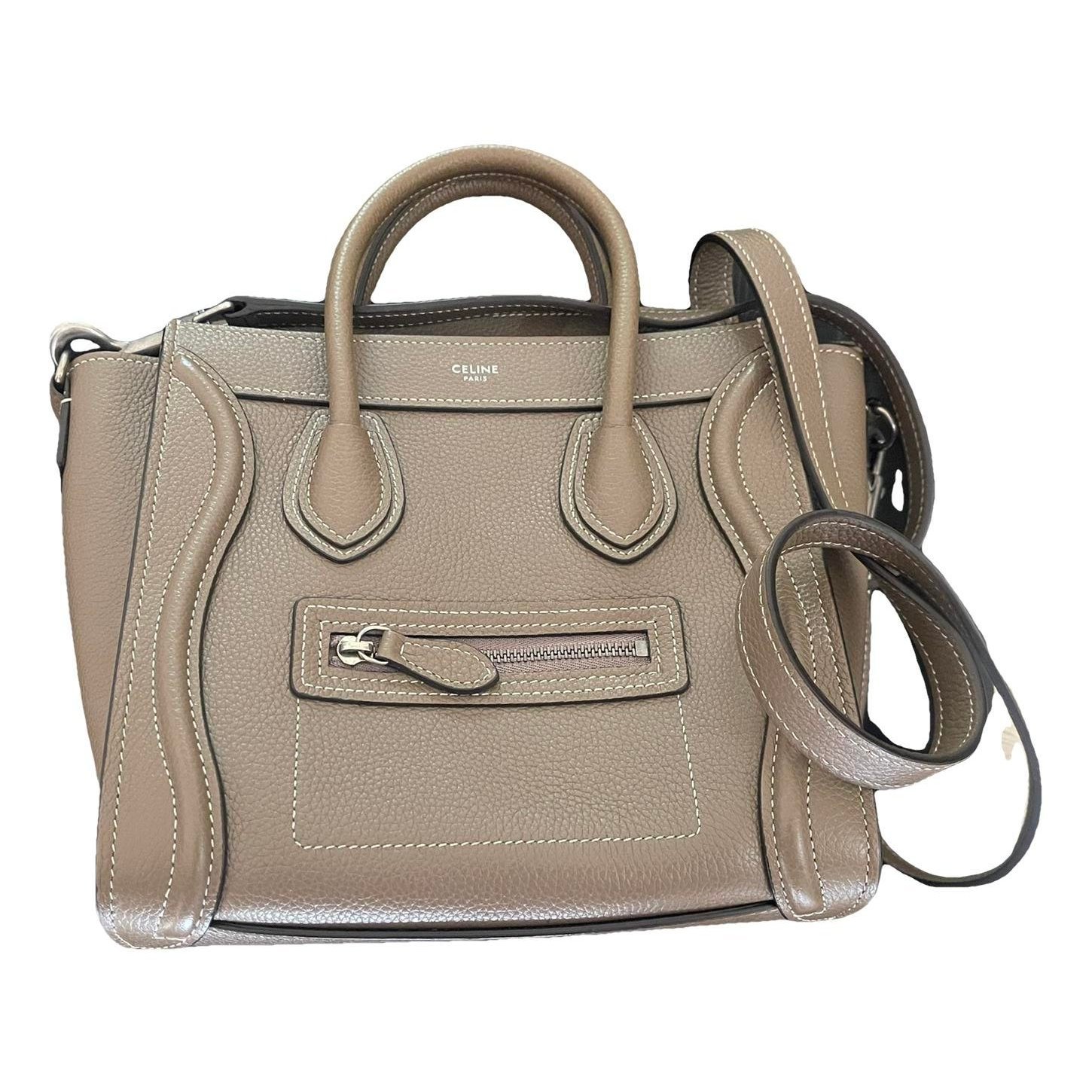 Luggage leather handbag