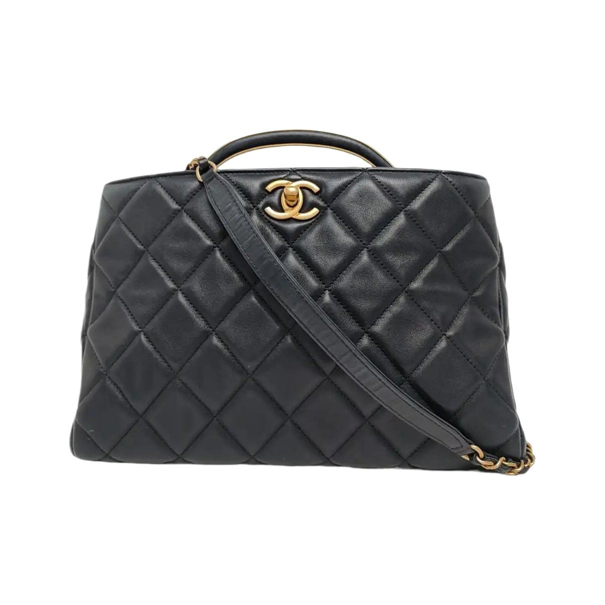 Leather tote