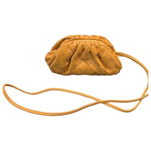 Pouch leather crossbody bag