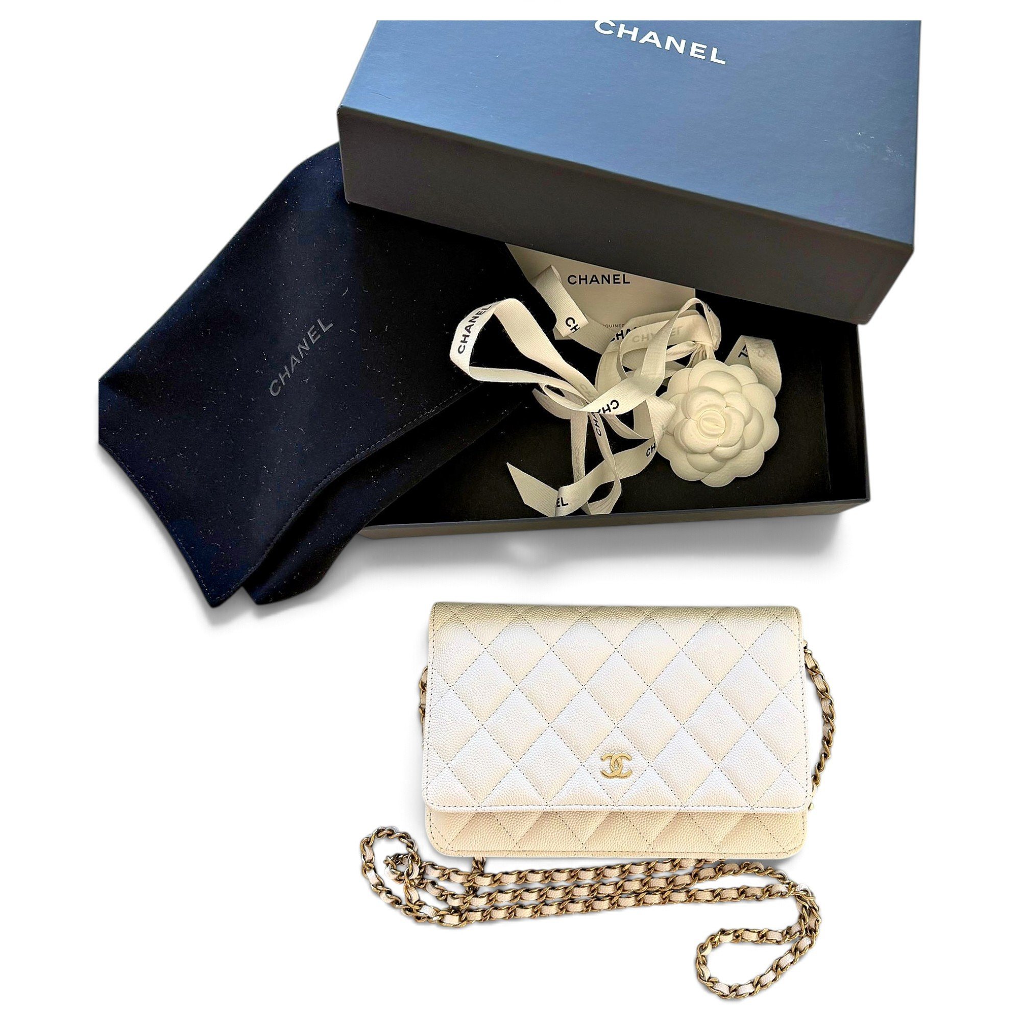 Wallet On Chain Timeless/Classique leather crossbody bag