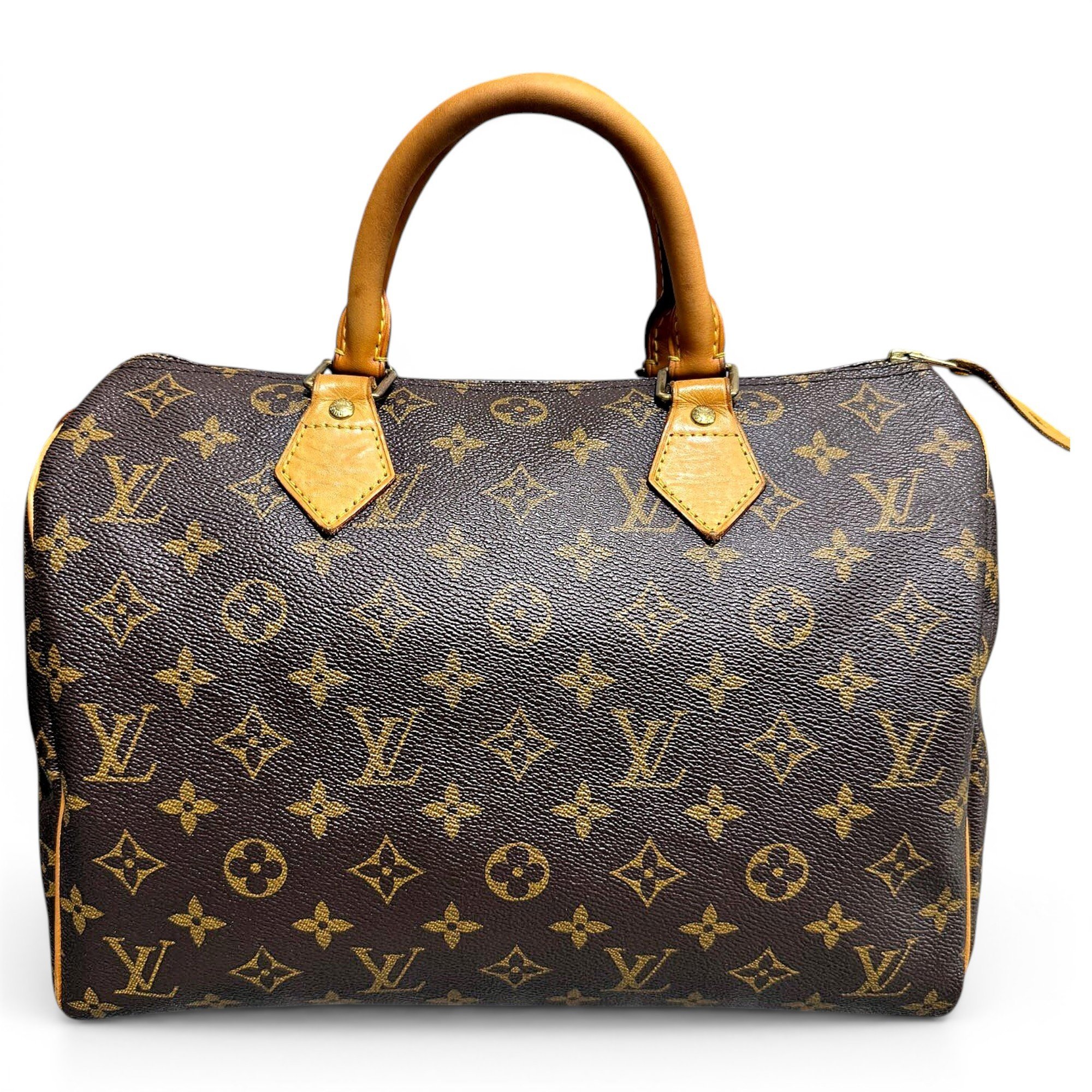 Speedy leather handbag