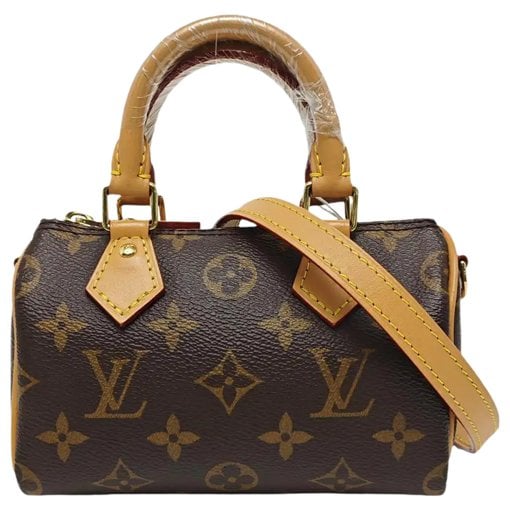 Nano Speedy / Mini HL leather handbag