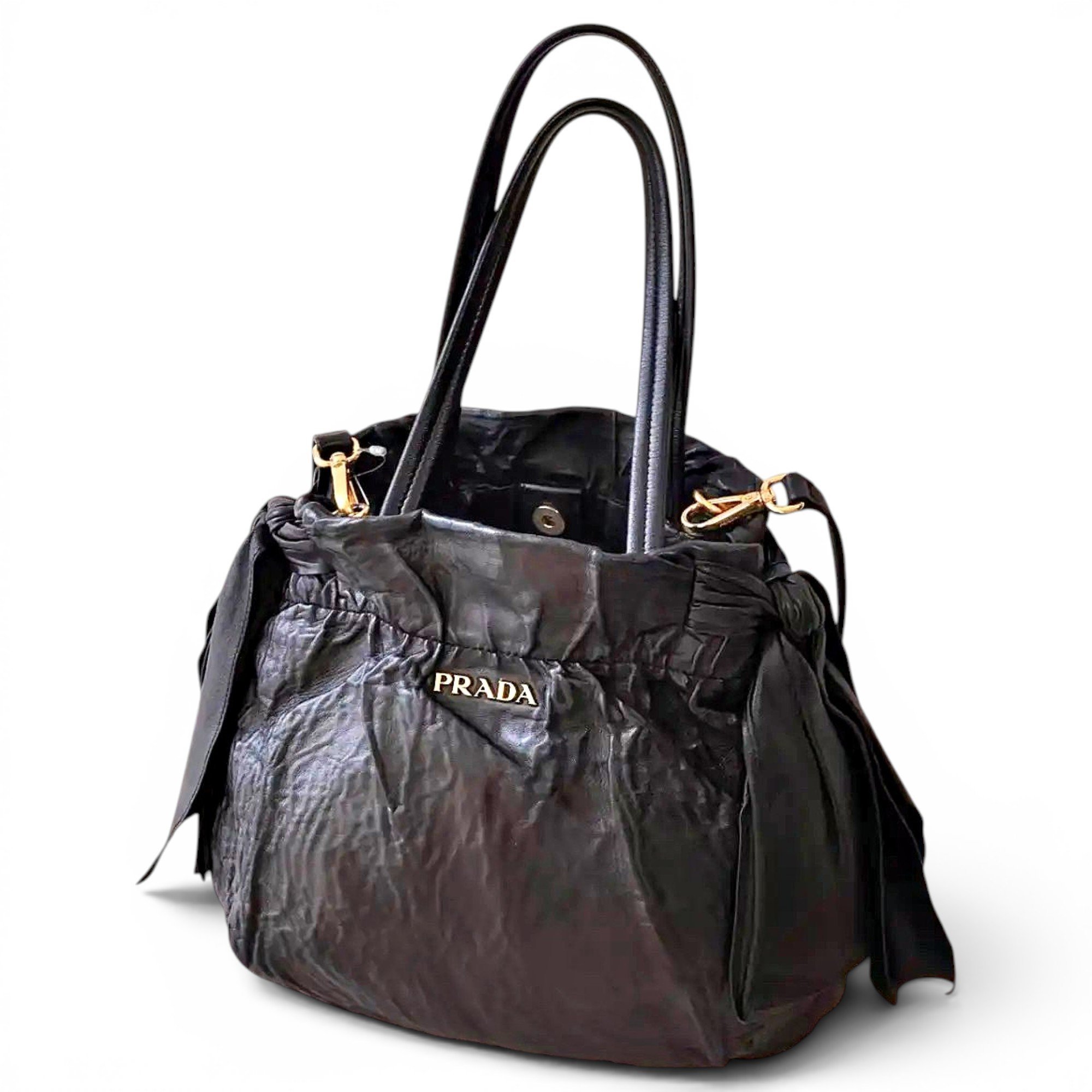 Leather handbag