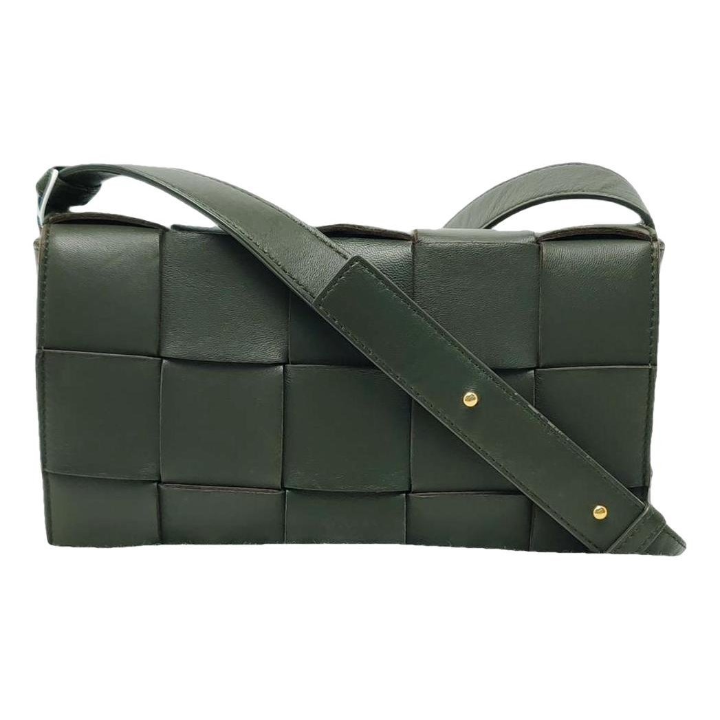 Cassette leather crossbody bag