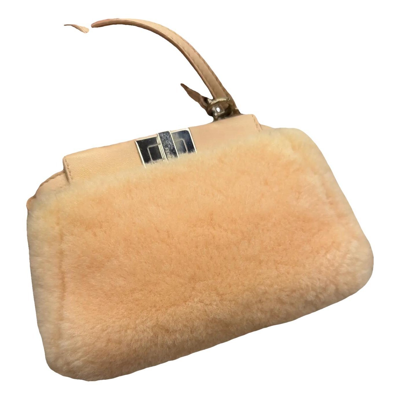 Peekaboo wool crossbody bag