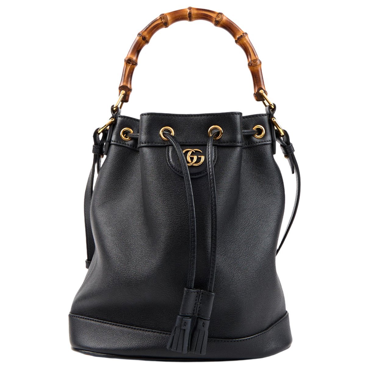 Diana Bamboo leather handbag