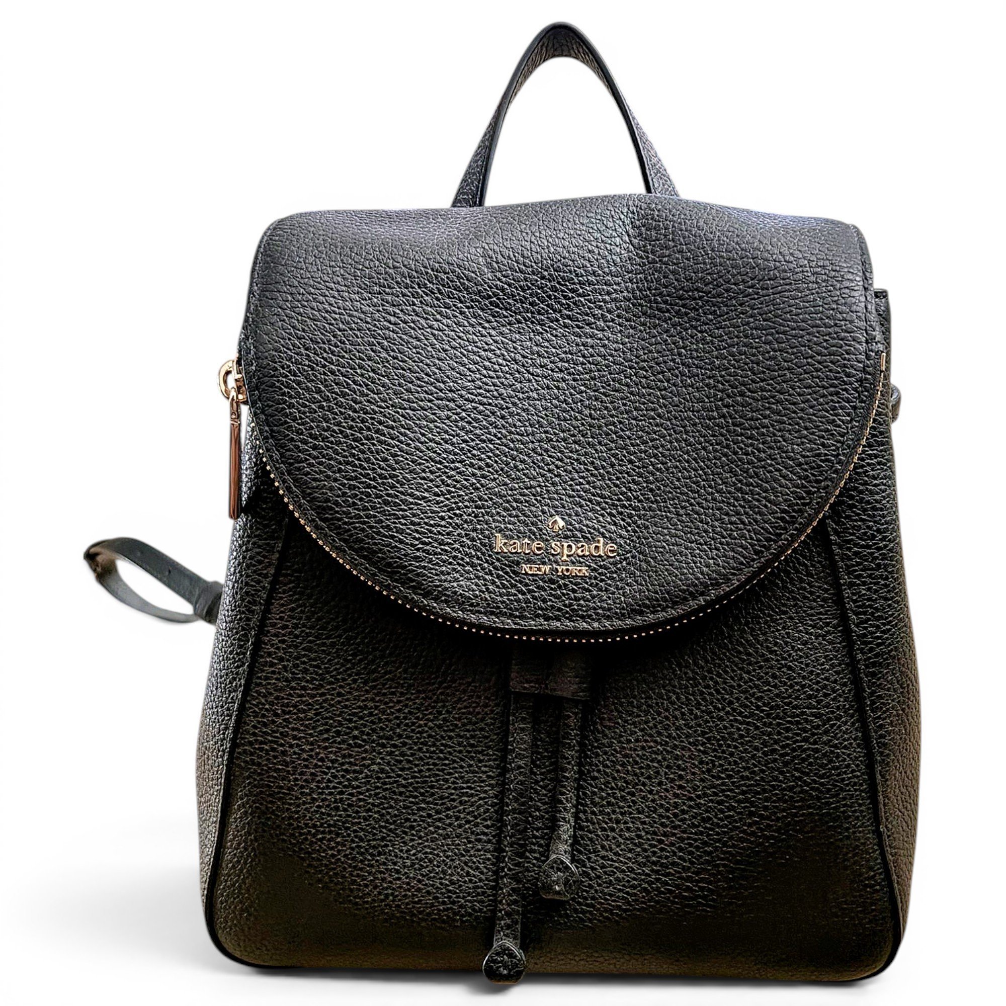Leather backpack
