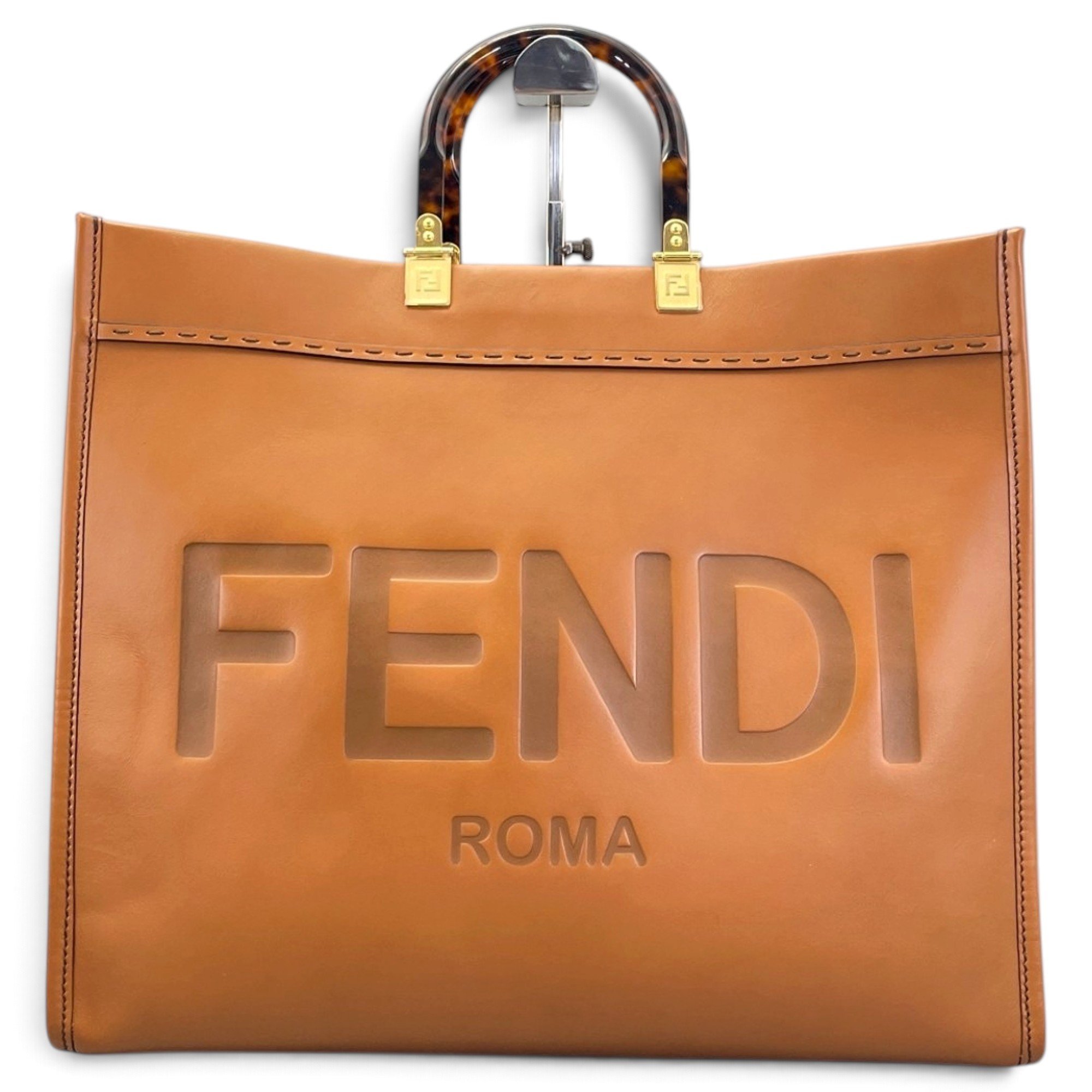 Sunshine leather tote