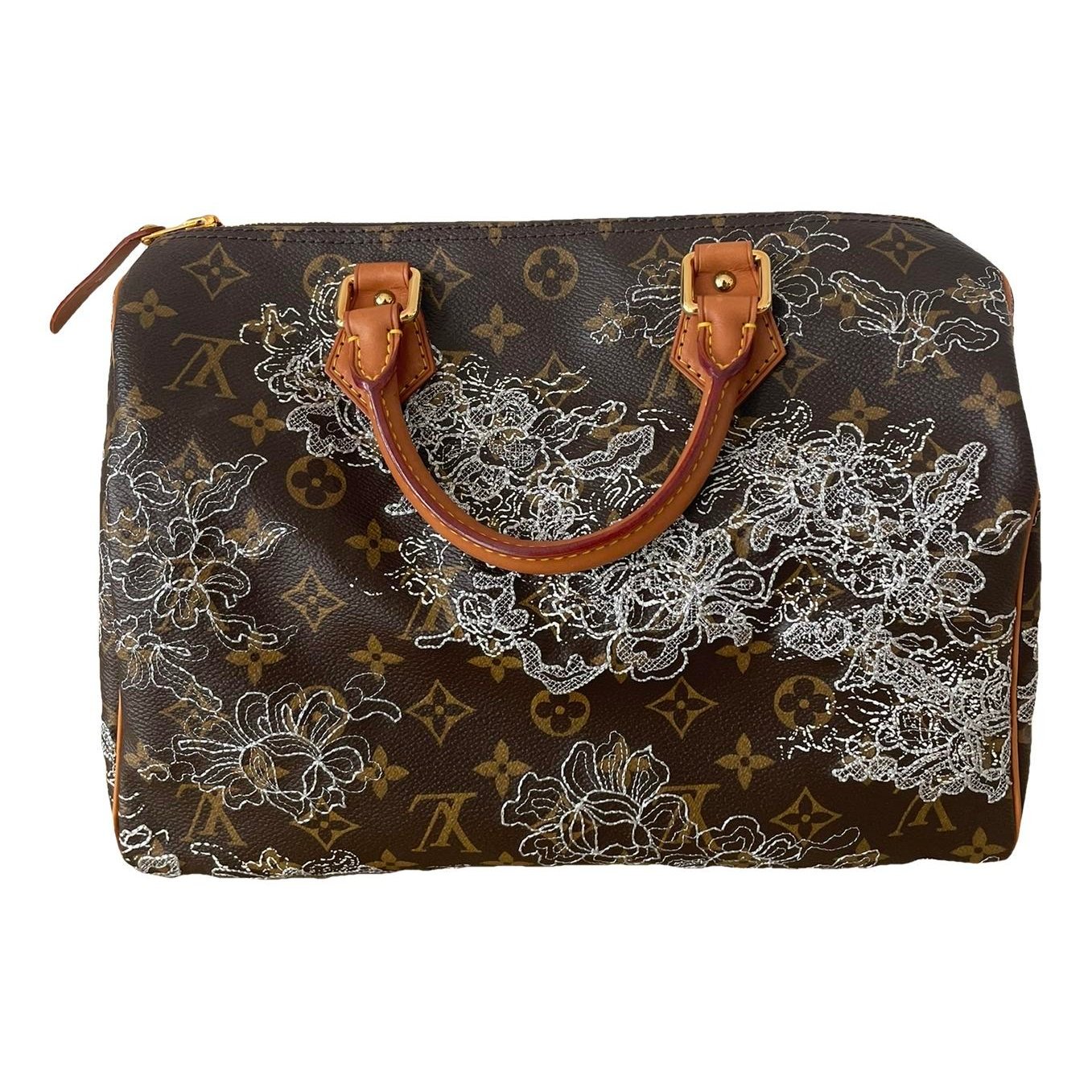 Speedy leather handbag