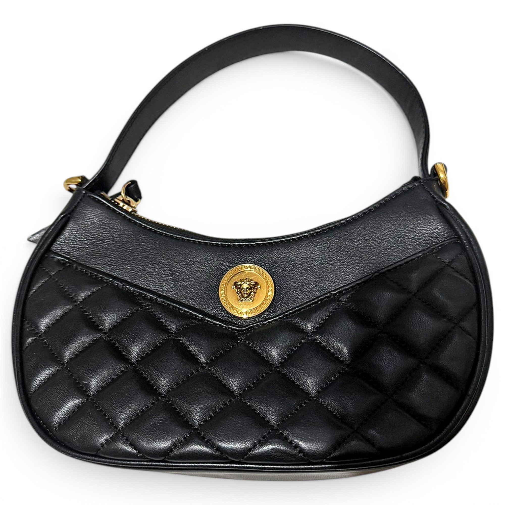 La Medusa leather handbag
